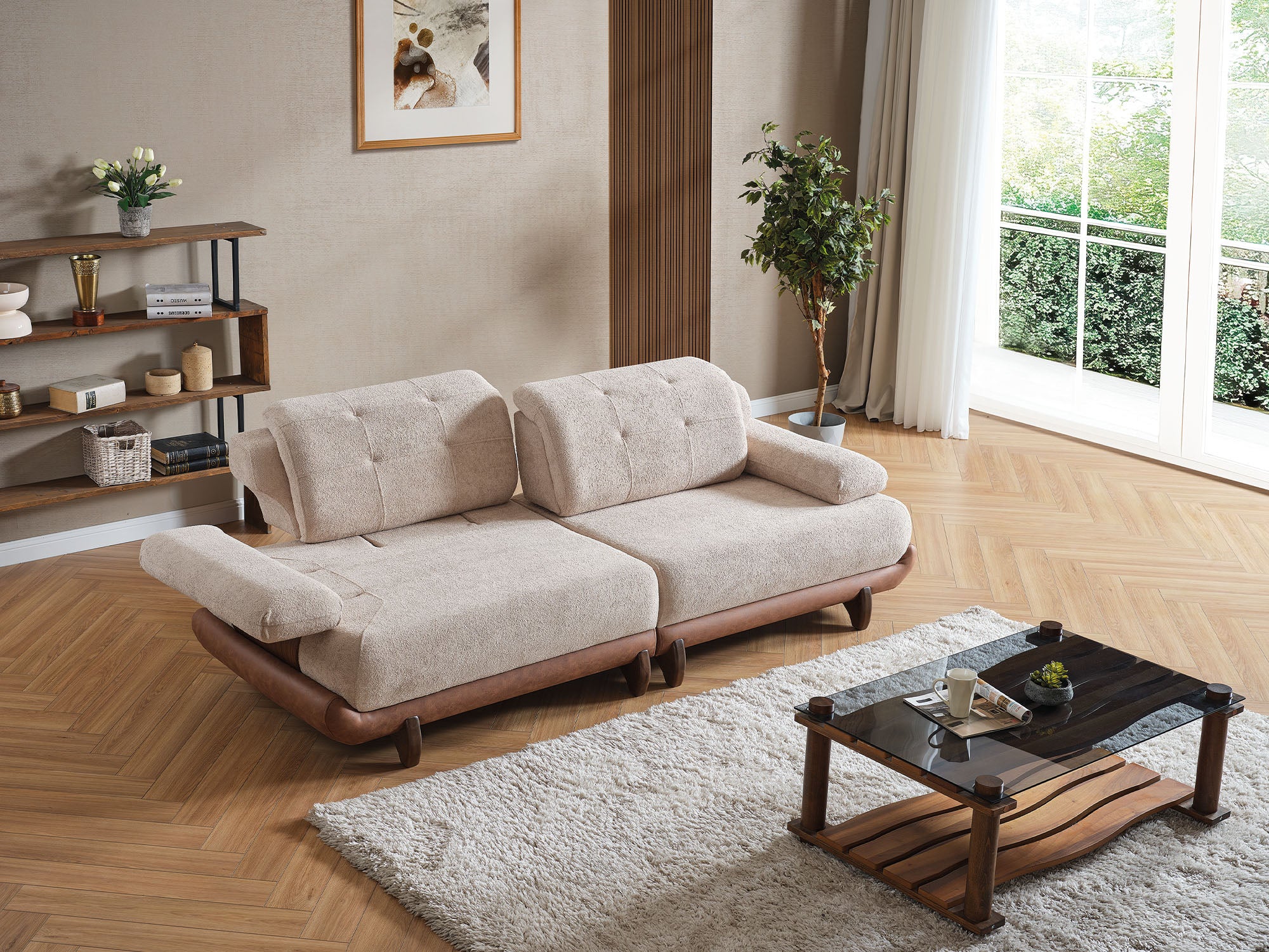 Alexa Convertible Sofa
