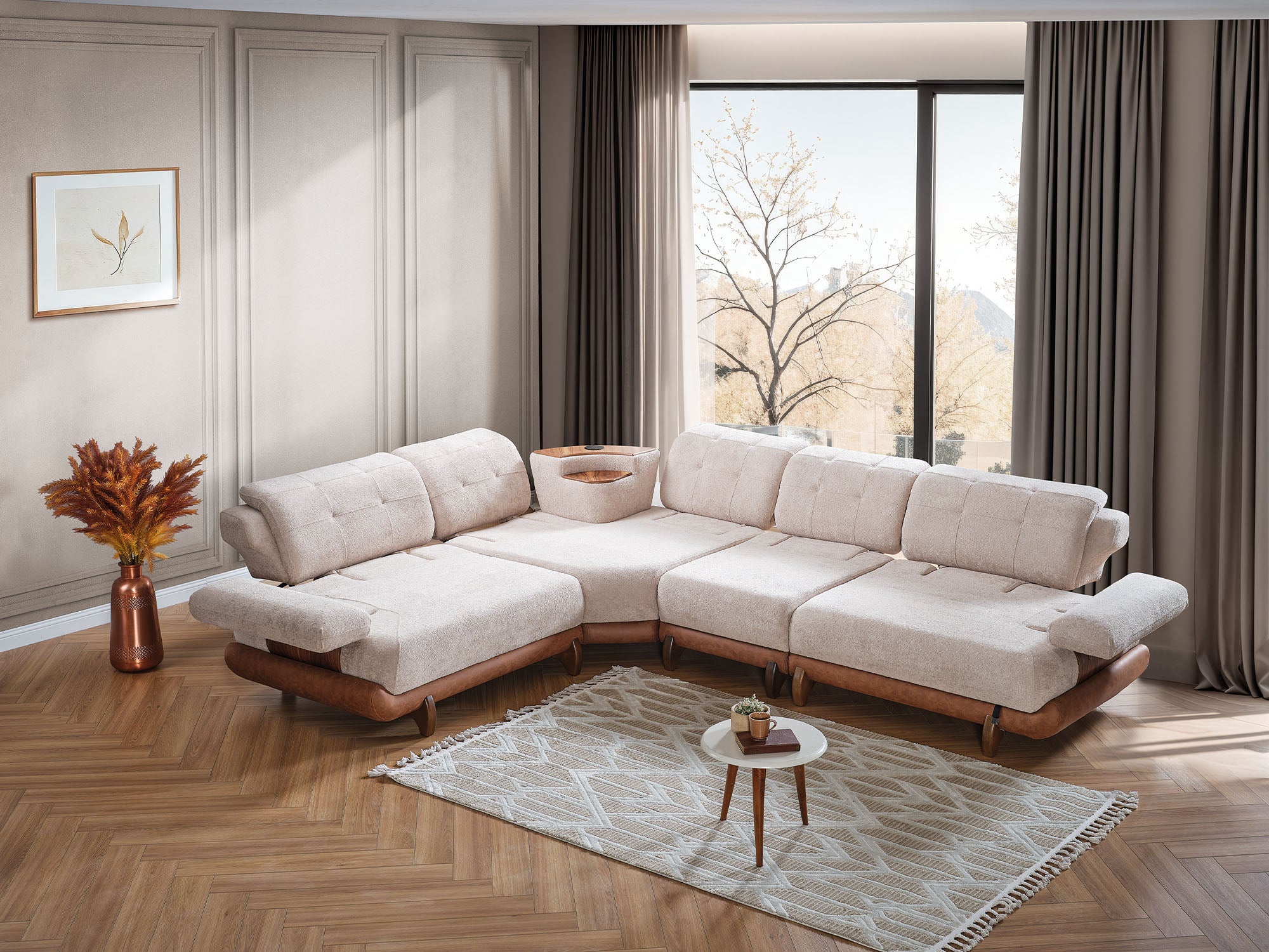 Allegra Modular Extendable Sectional