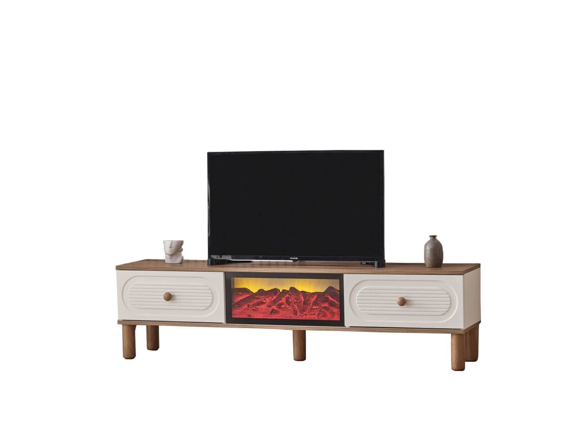 Bohem Tv Stand With Fireplace