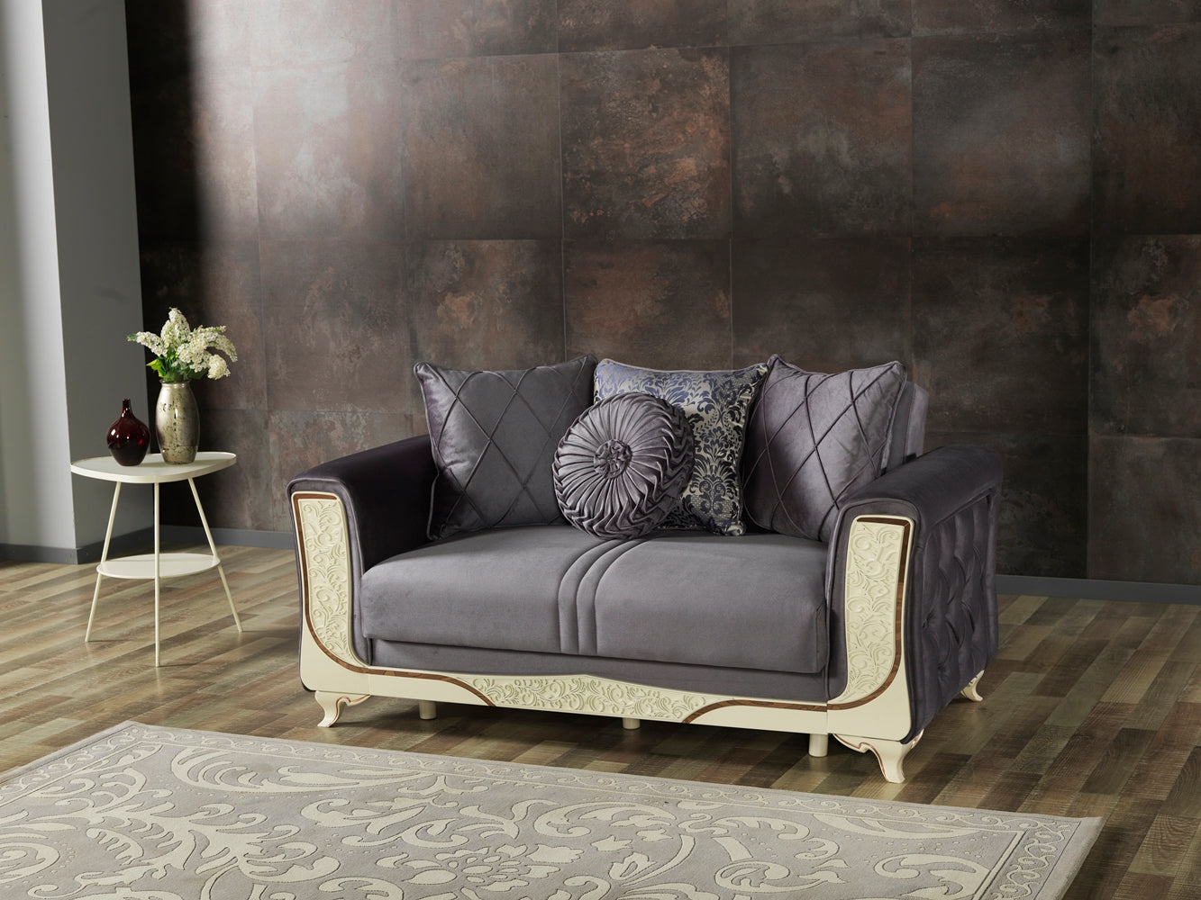 Carmen Convertible Livingroom Loveseat