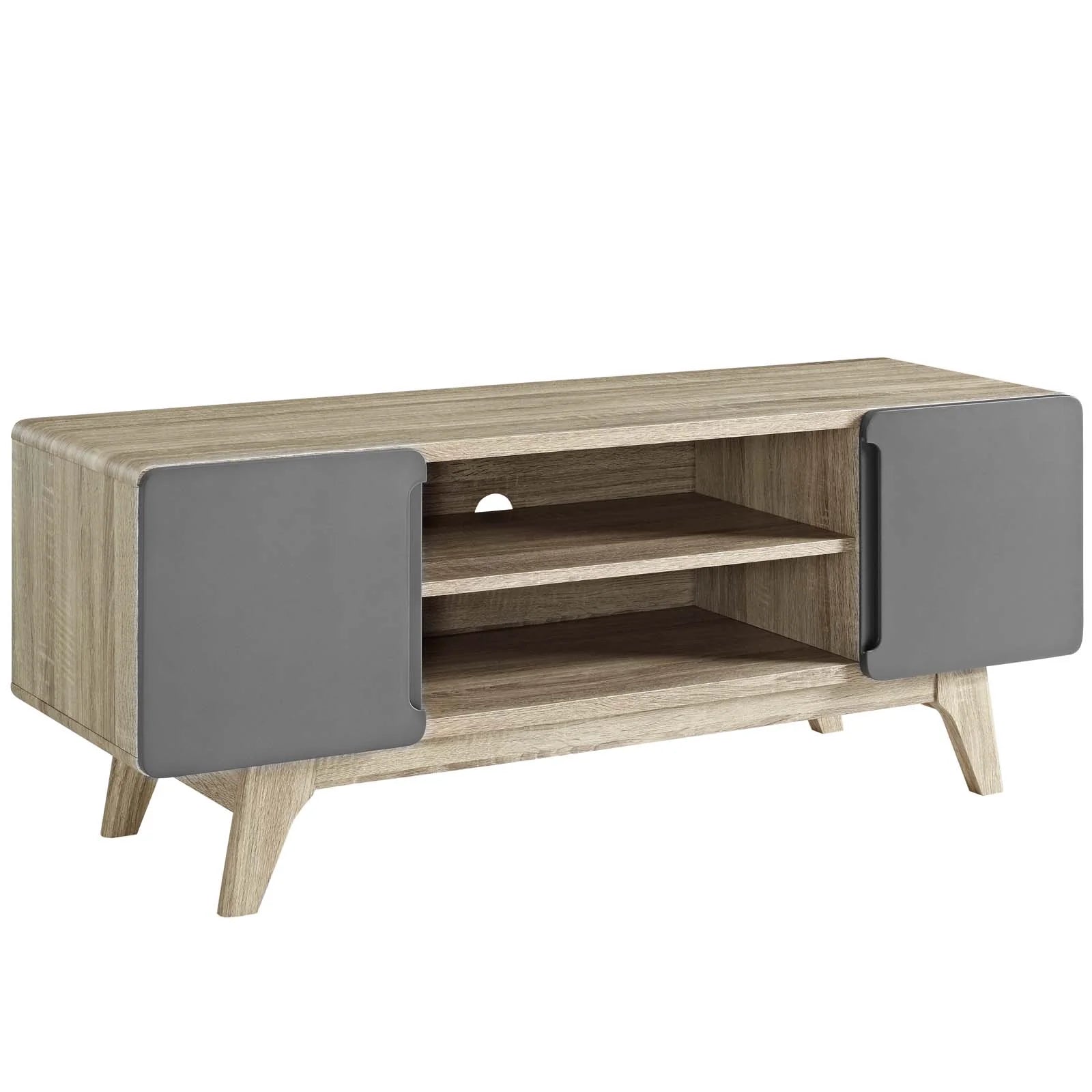 Tread 47" TV Stand in Natural Gray
