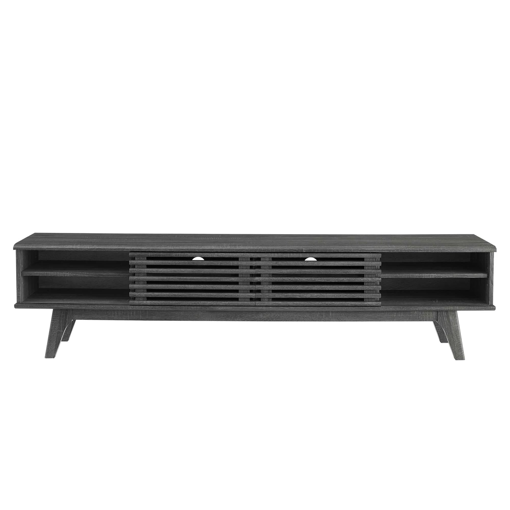 Render 70" Entertainment Center TV Stand in Walnut