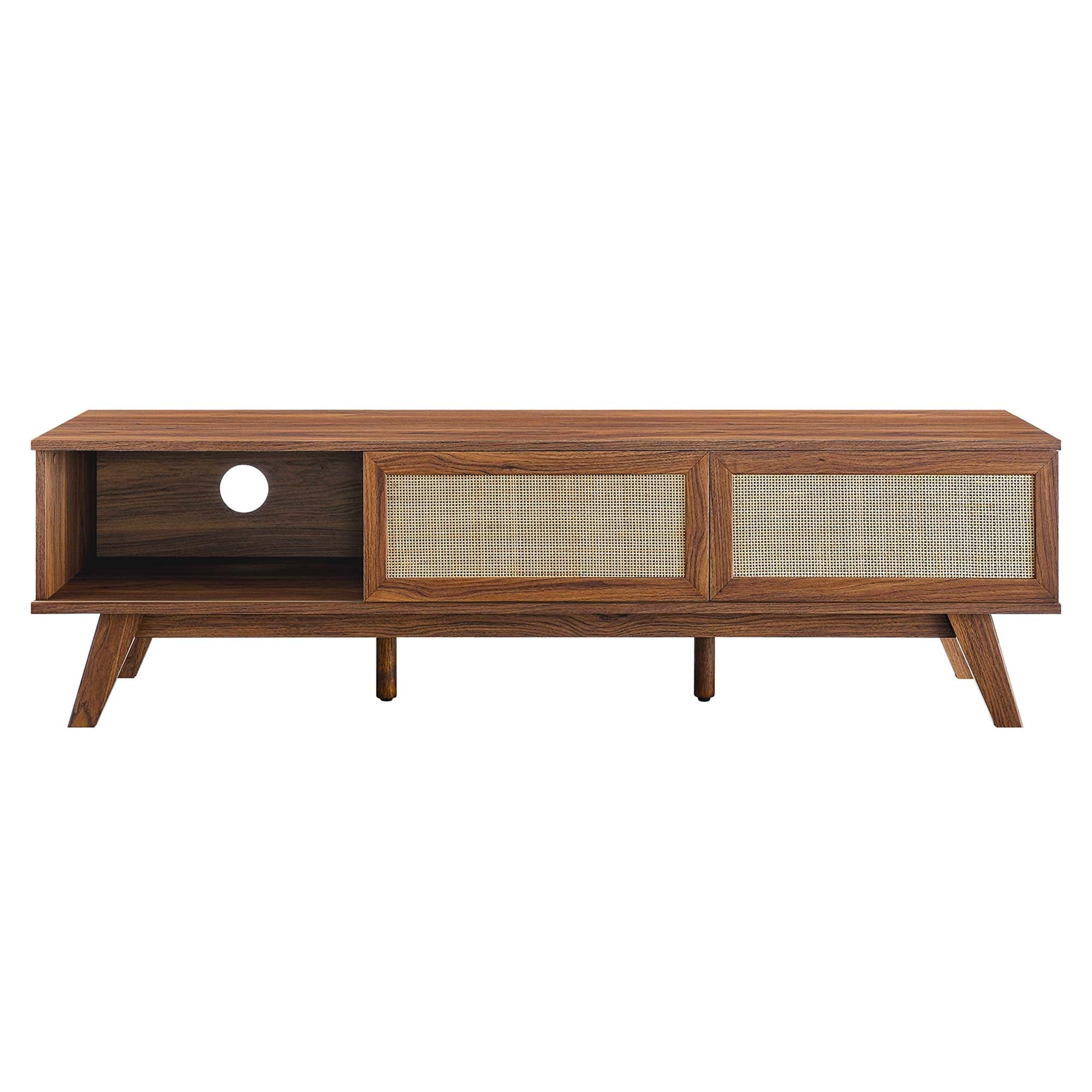 Soma 60 TV Stand in Walnut, Oak