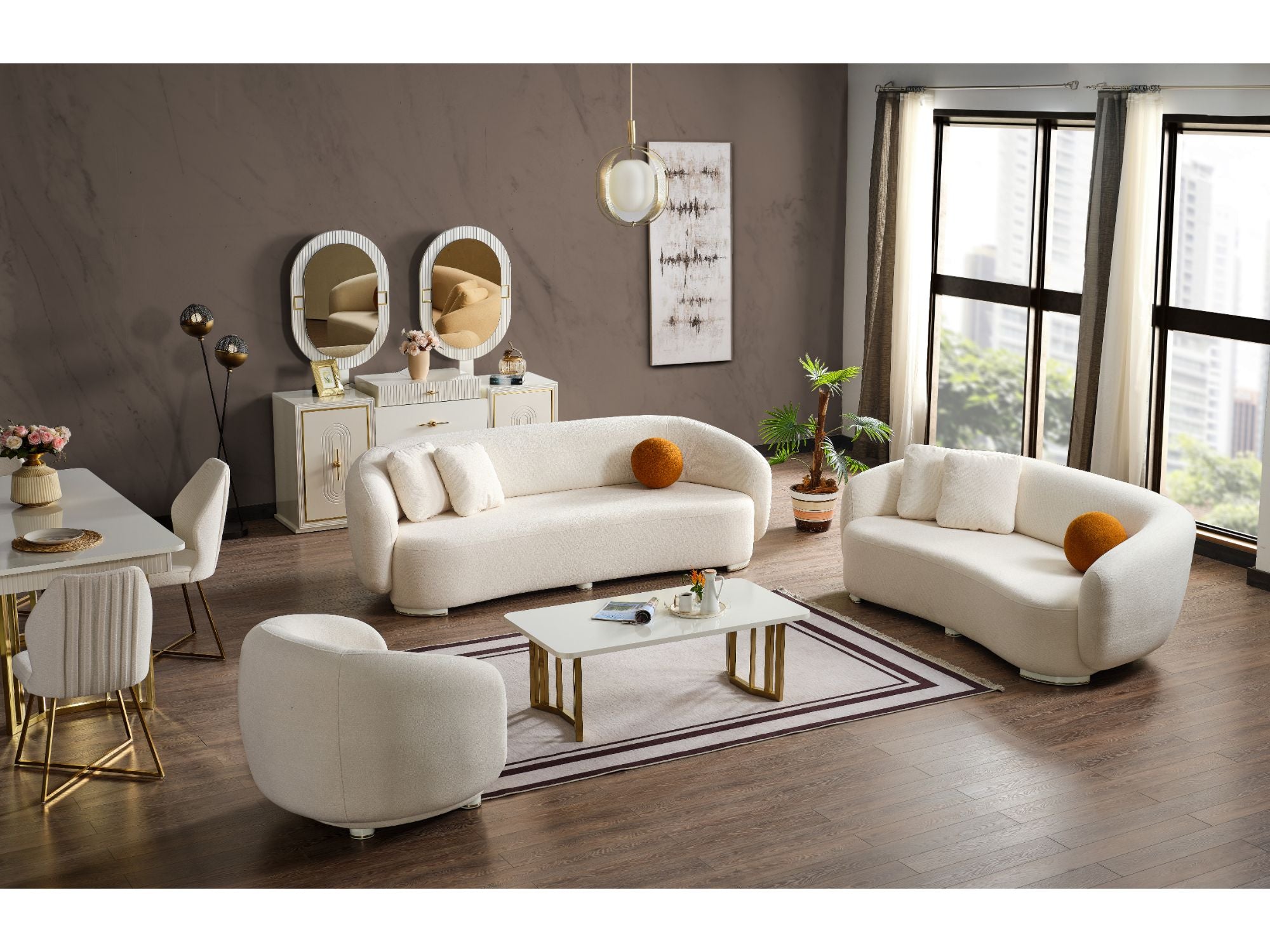 Marsel Coffee Table Cream