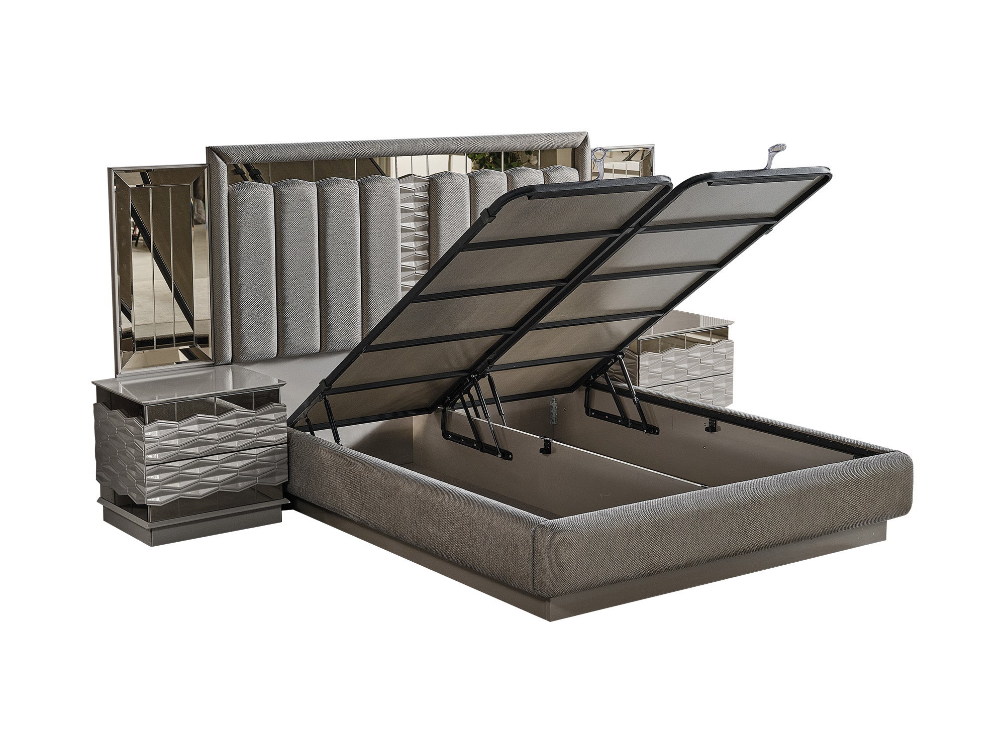 Gokce Bed Frame With Headboard