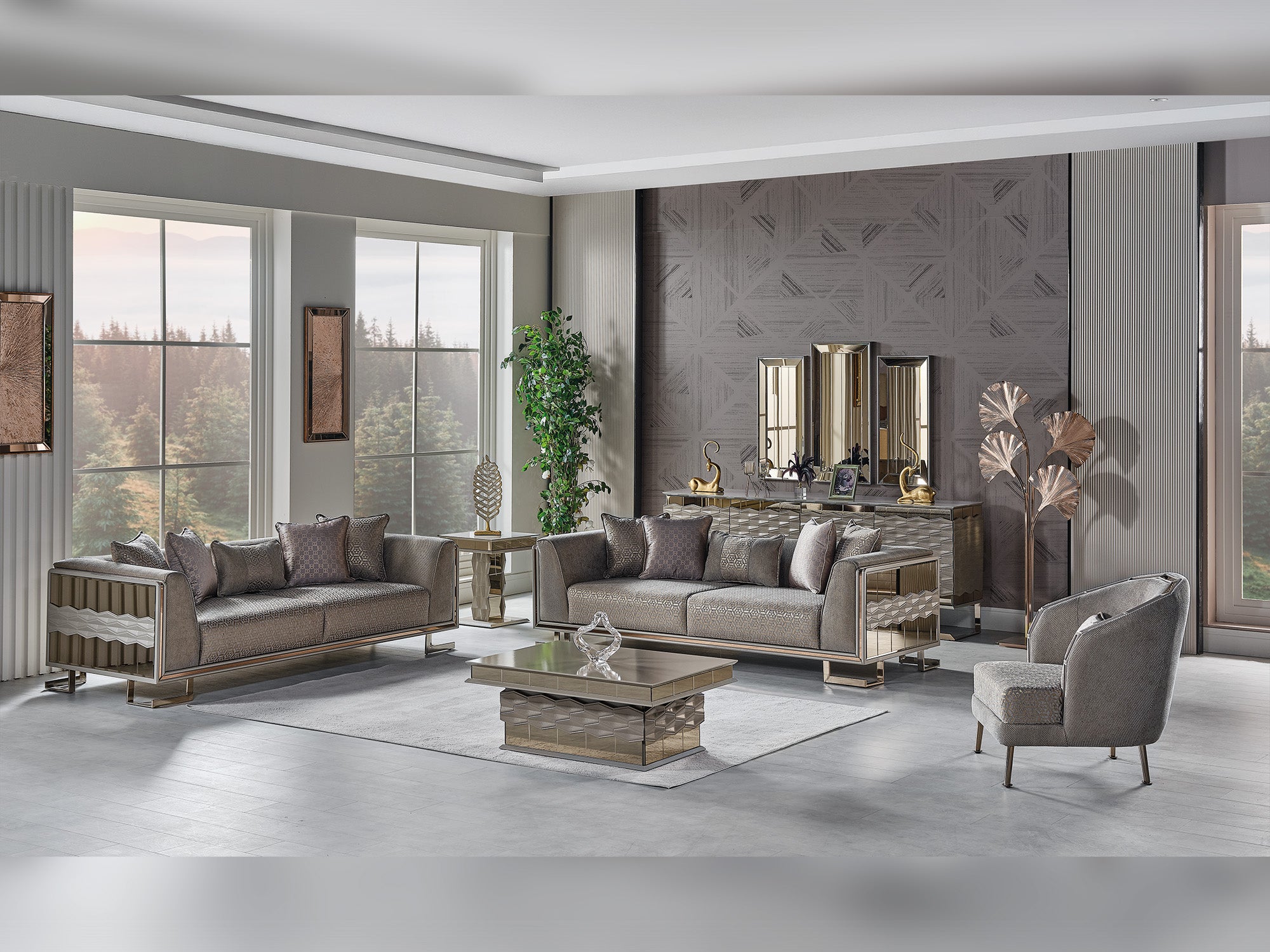 Gokce Livingroom Set