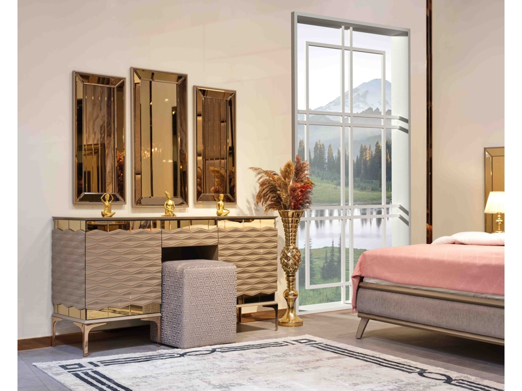 Elite Dresser With Mirror