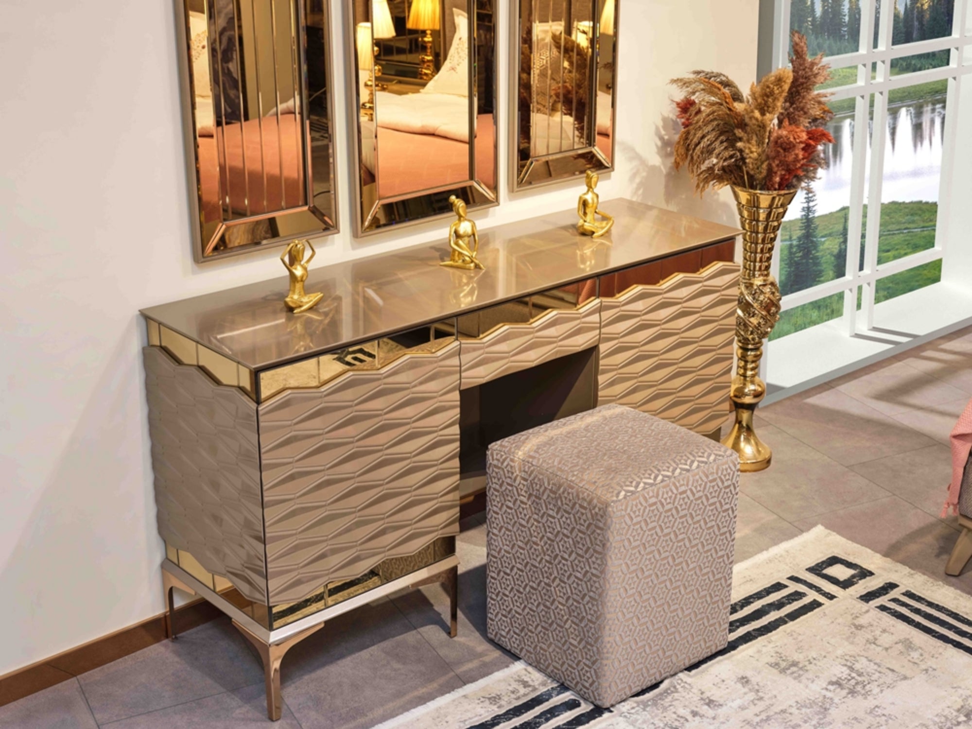 Elite Dresser With Mirror