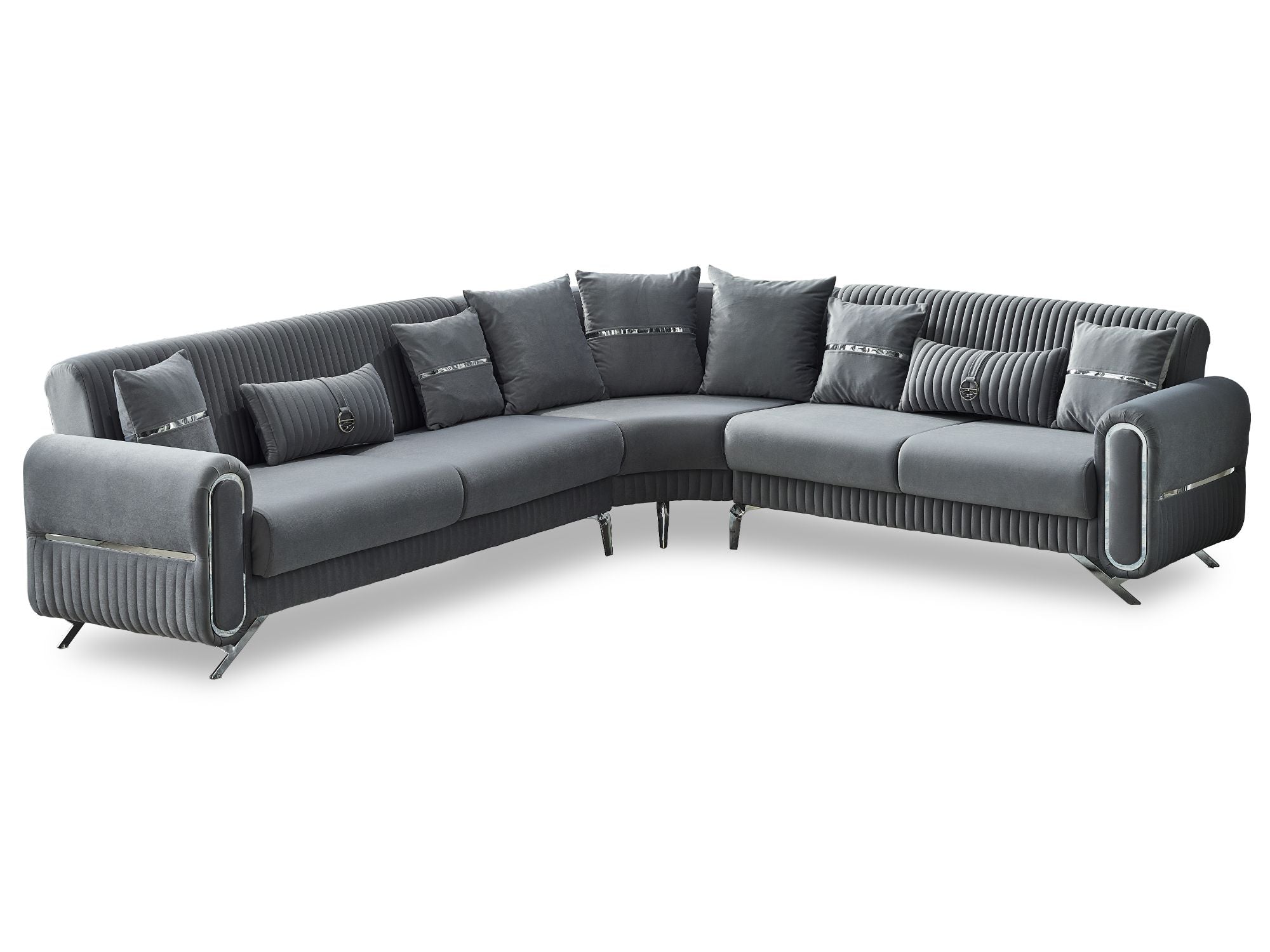 Royal 125" / 113" Wide Convertible Sectional