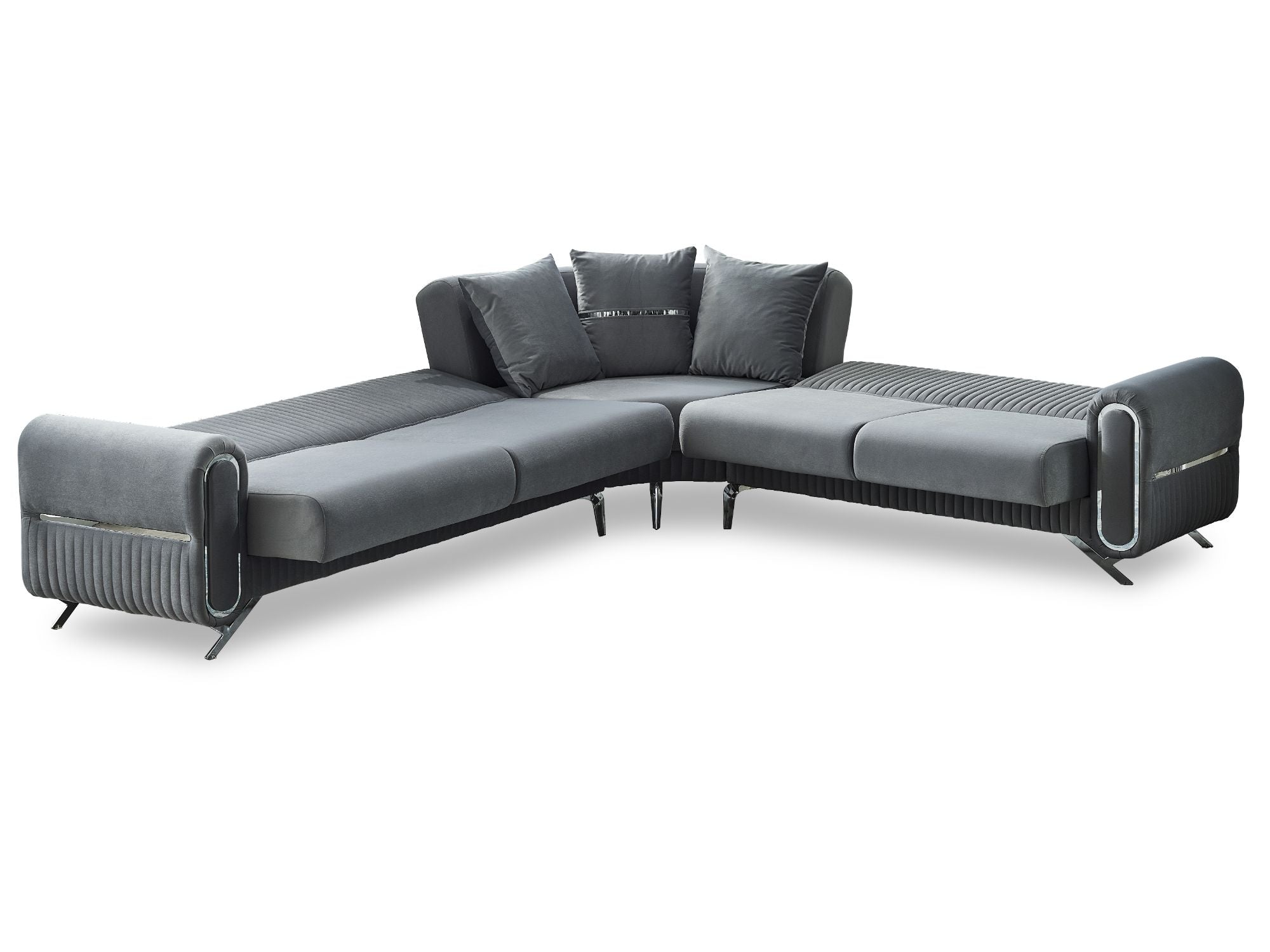 Royal 125" / 113" Wide Convertible Sectional