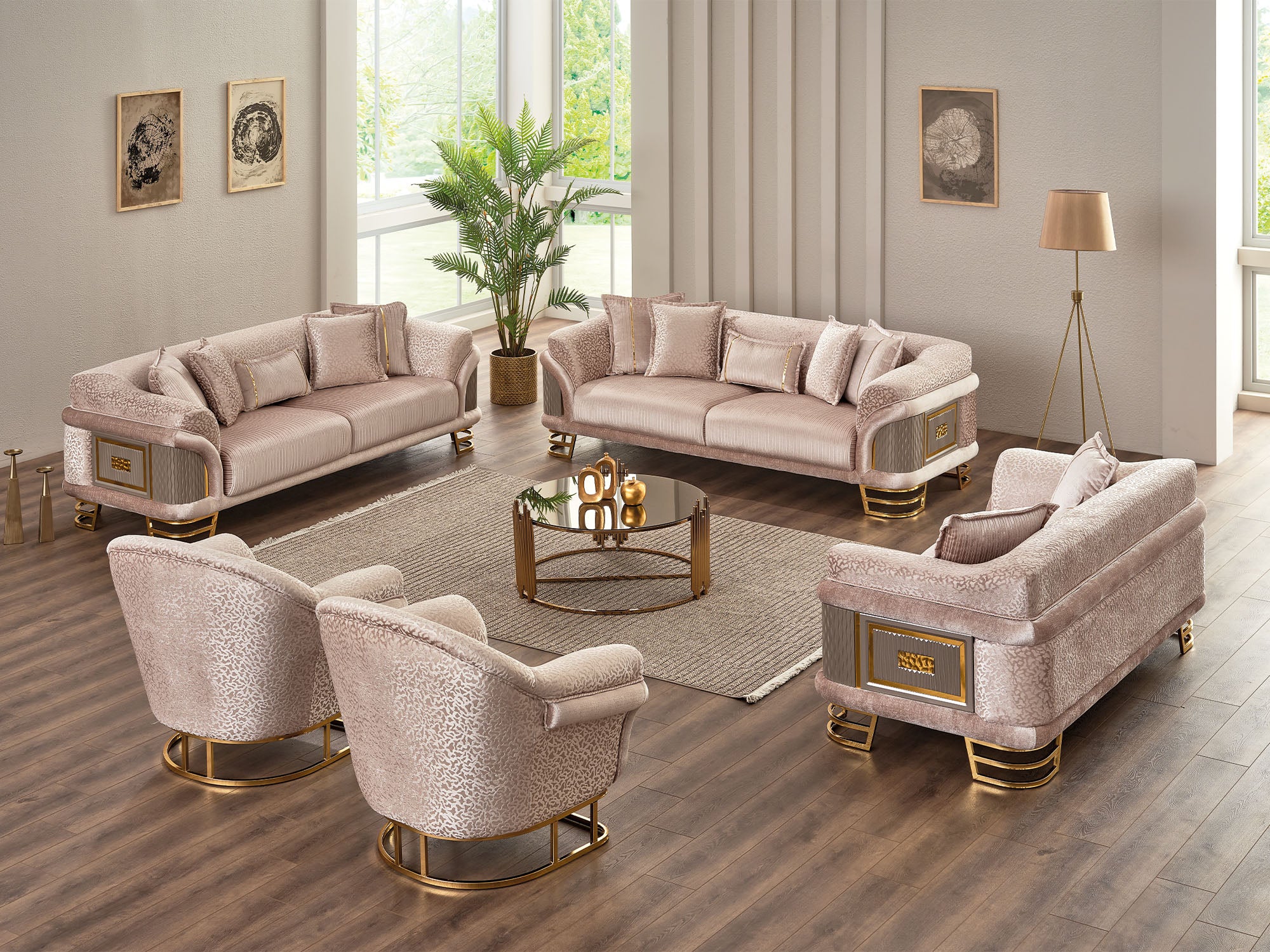 Versace Livingroom Set