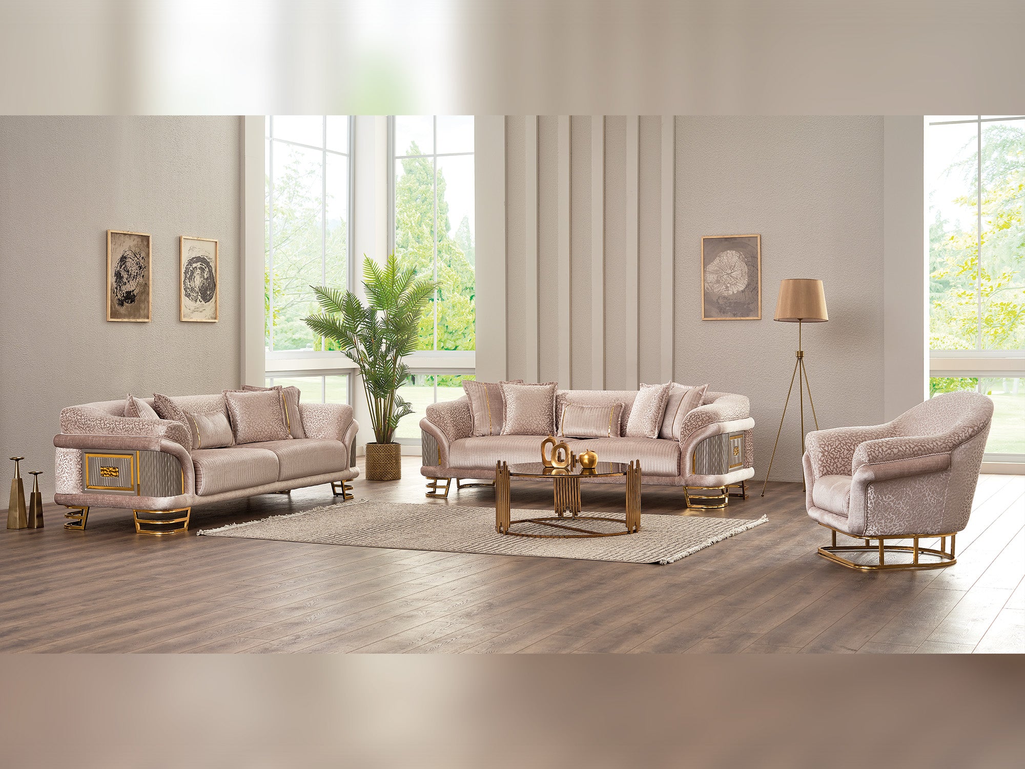 Versace Livingroom Set