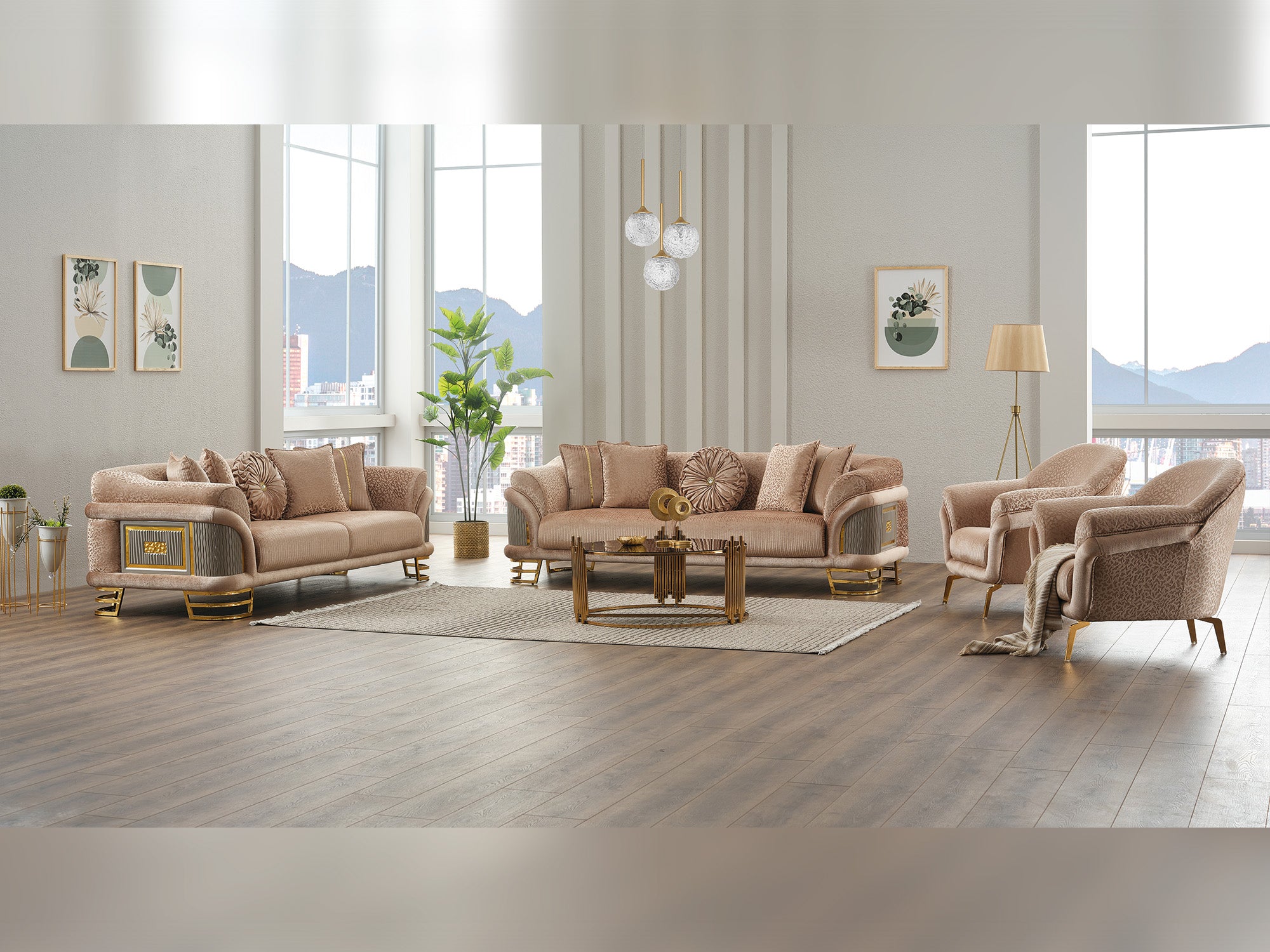 Versace Livingroom Set