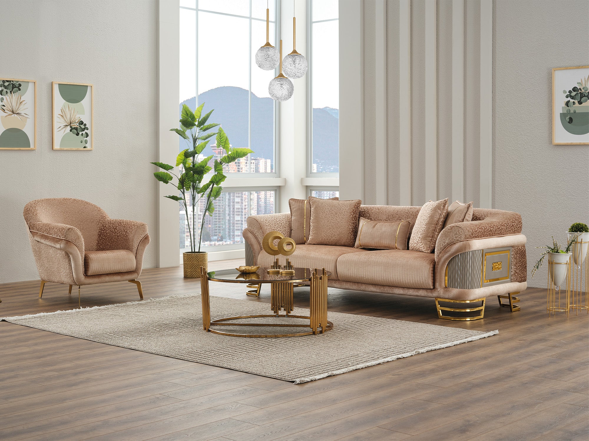 Versace Livingroom Set