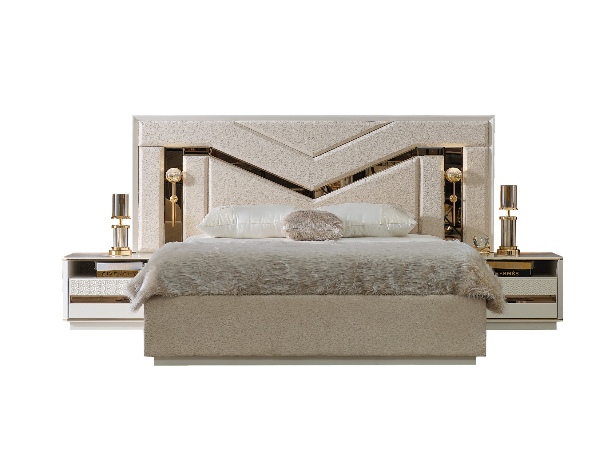 Zen Bed Frame With Headboard