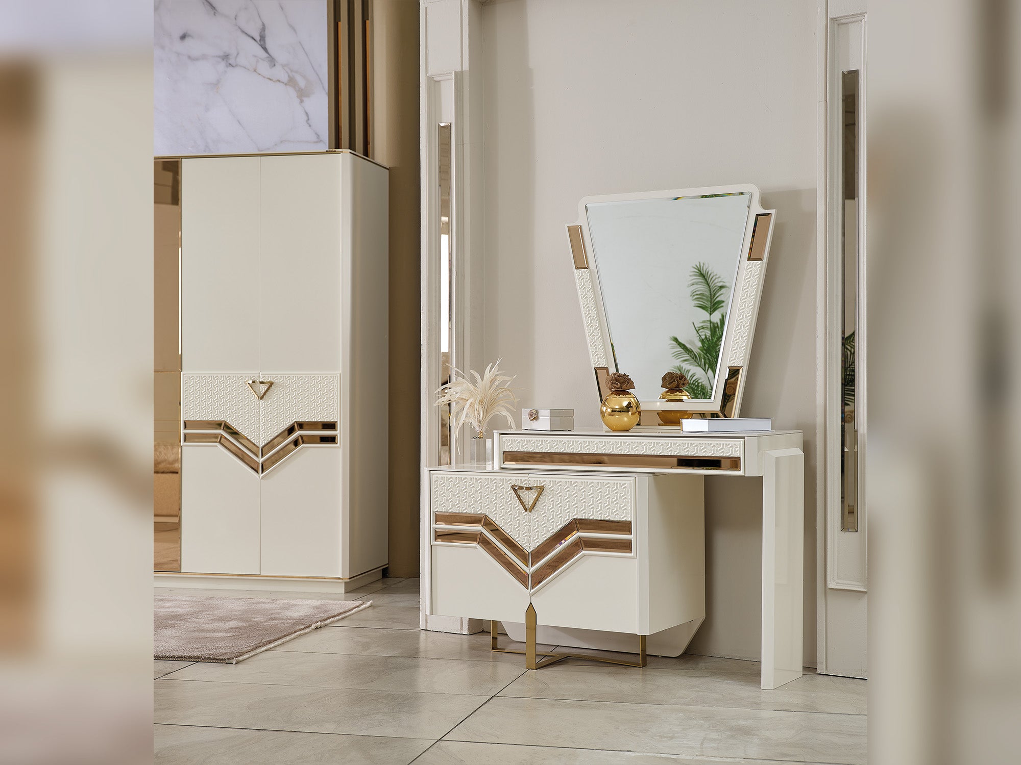Zen Dresser With Mirror