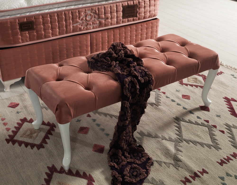 Royal King Storage Bed With Headboard Pink