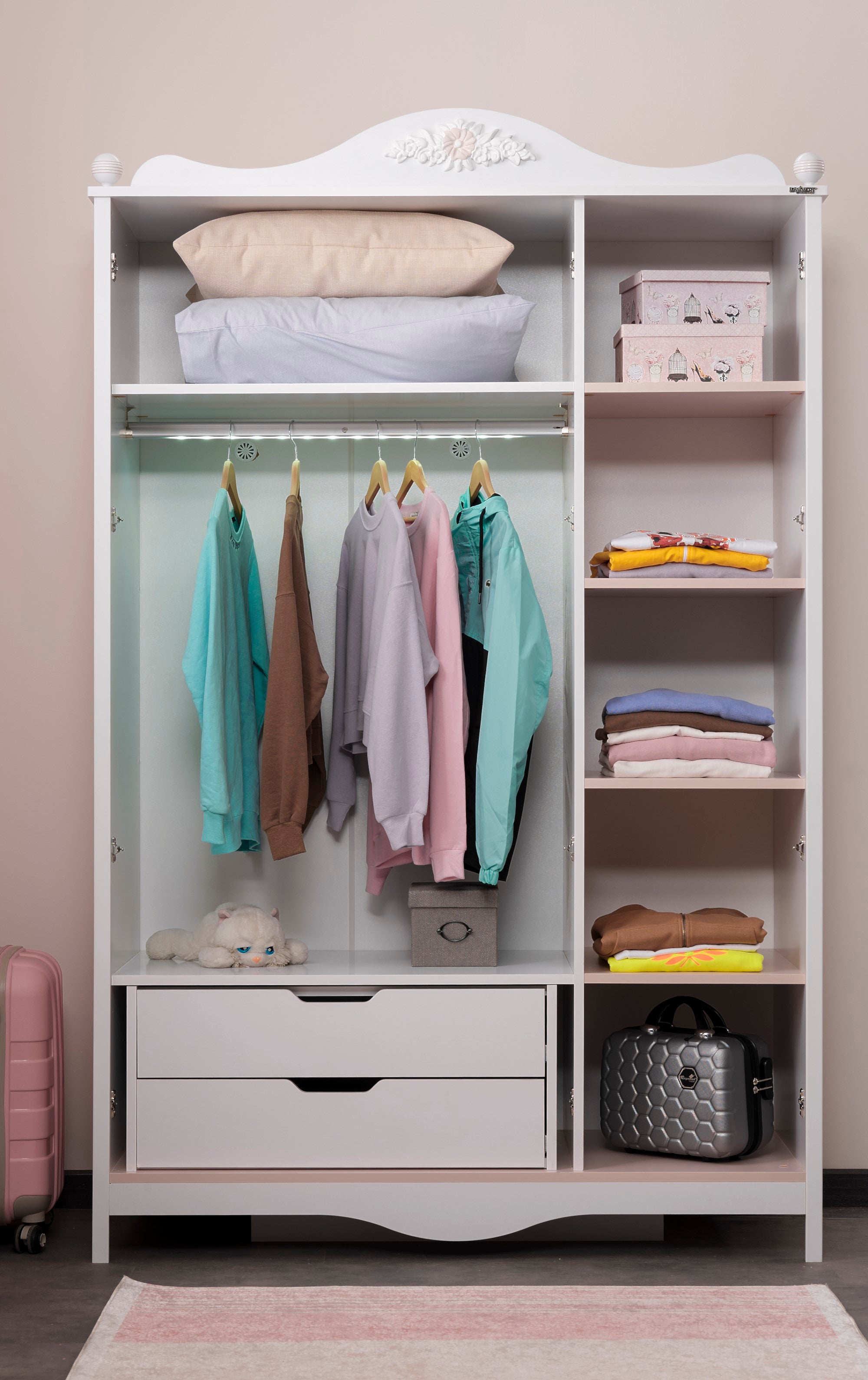 Alya 3 Door Wardrobe