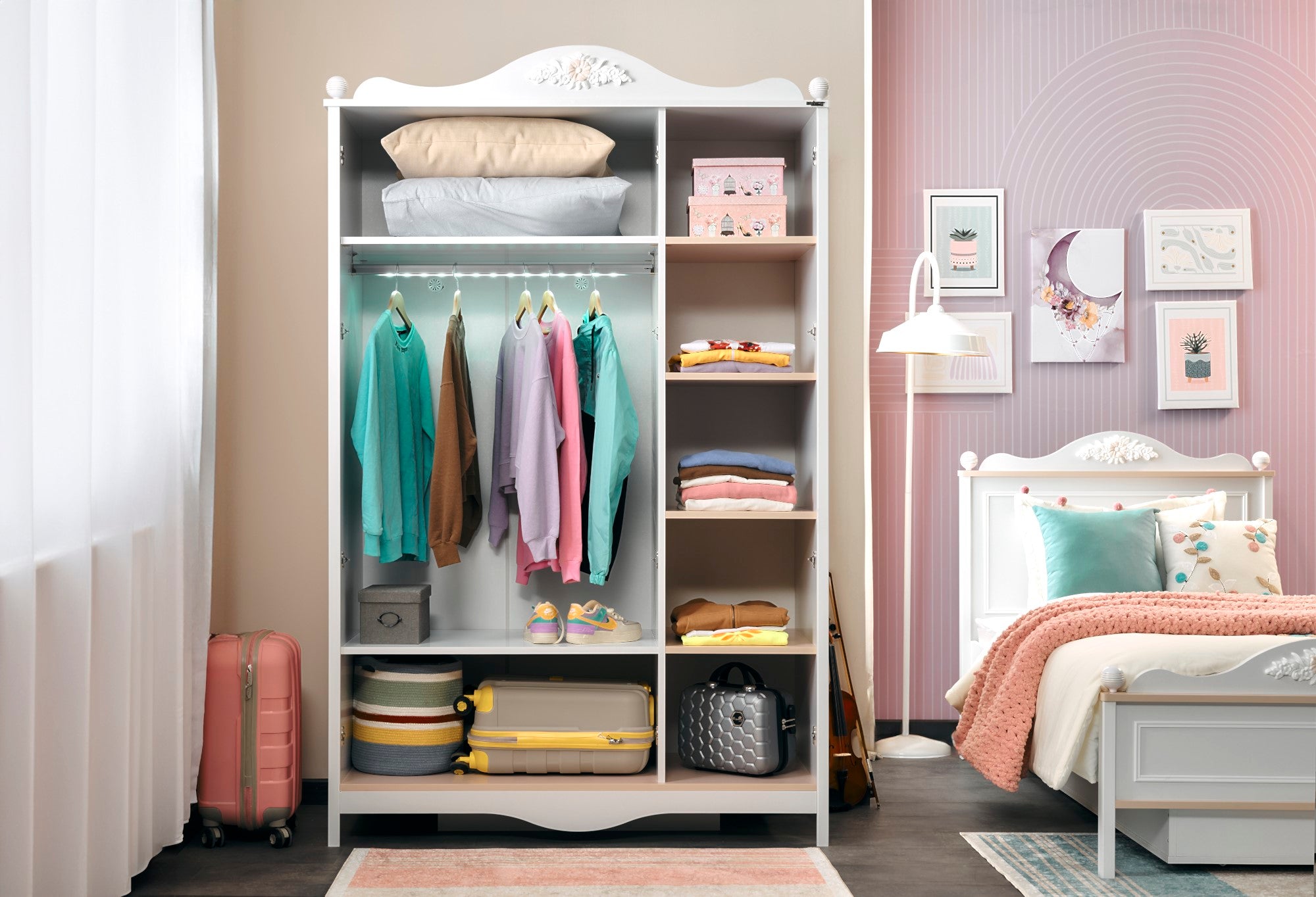 Alya 3 Door Wardrobe