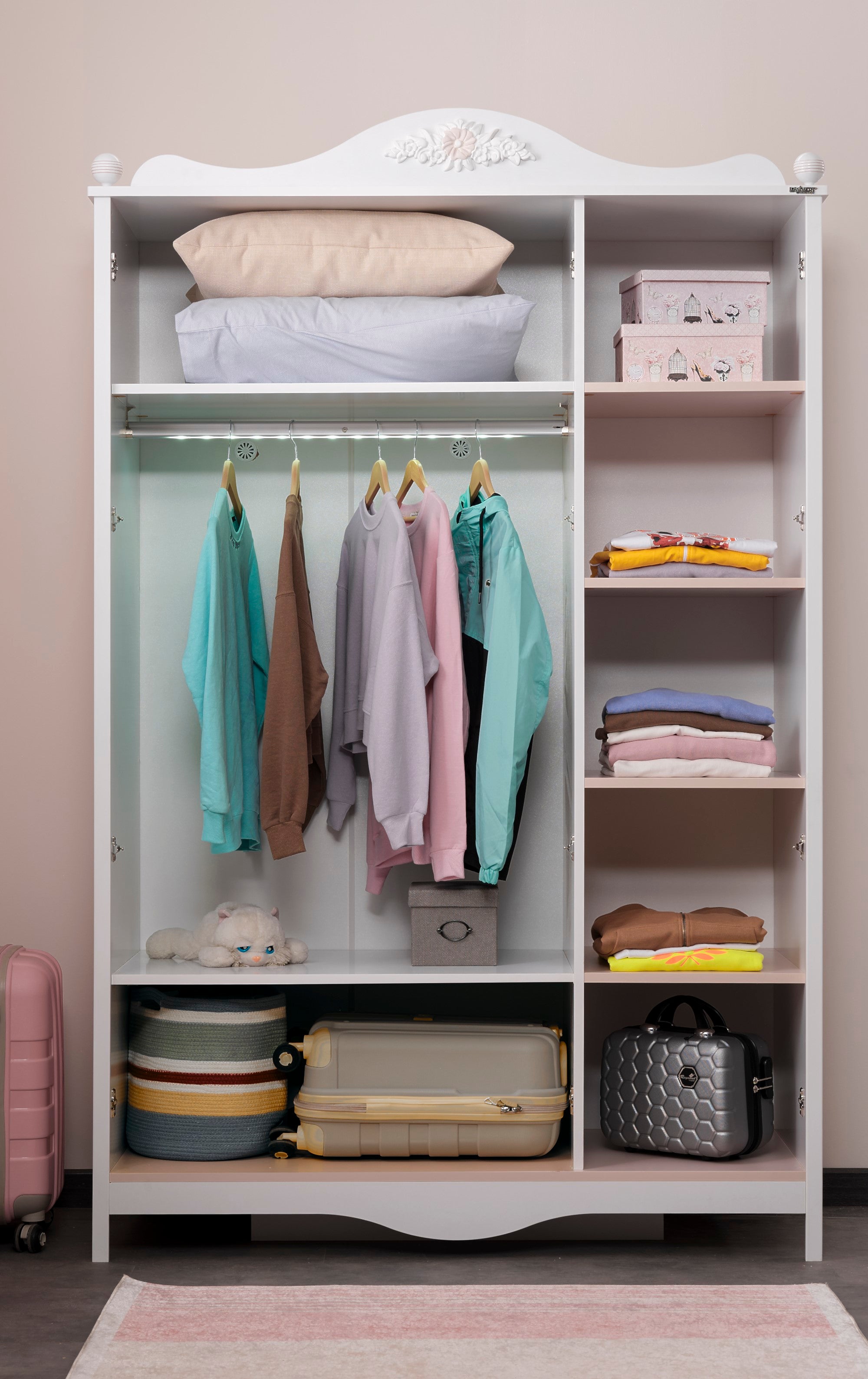 Alya 3 Door Wardrobe