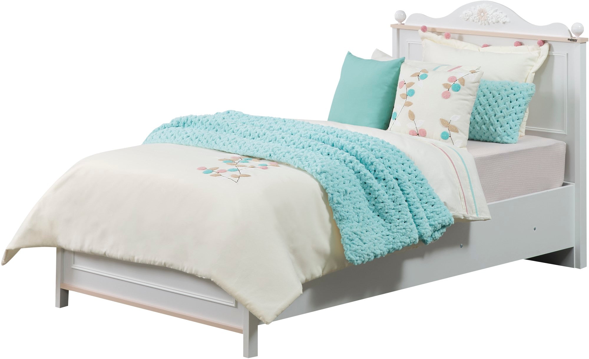 Alya Twin Bed With Headboard