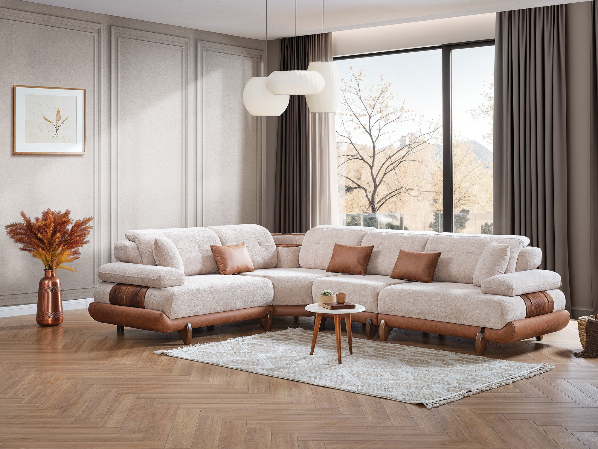 Allegra Modular Extendable Sectional