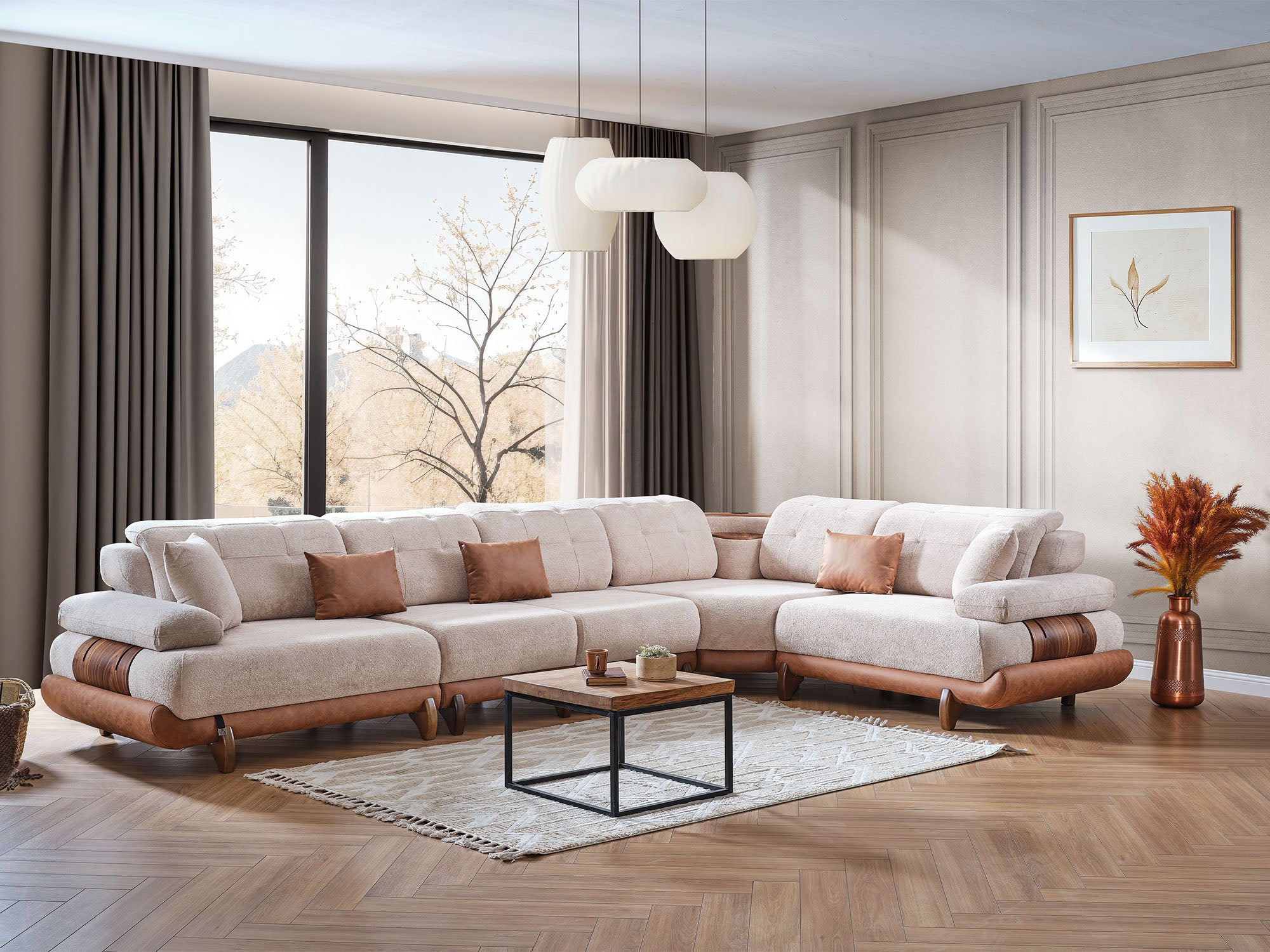 Allegra Modular Extendable Sectional