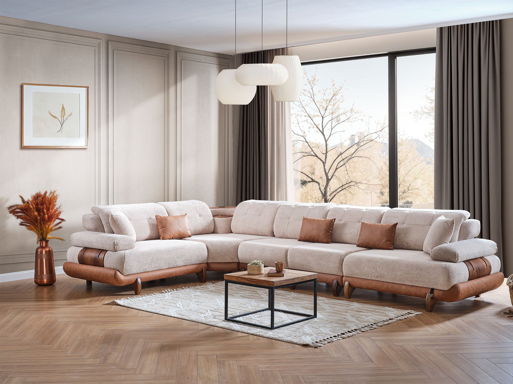 Allegra Modular Extendable Sectional