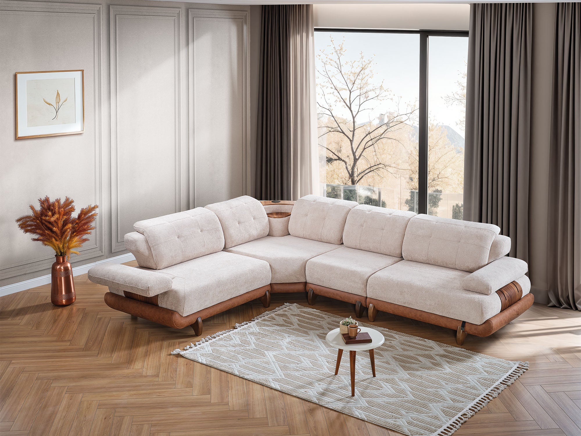 Allegra Modular Extendable Sectional