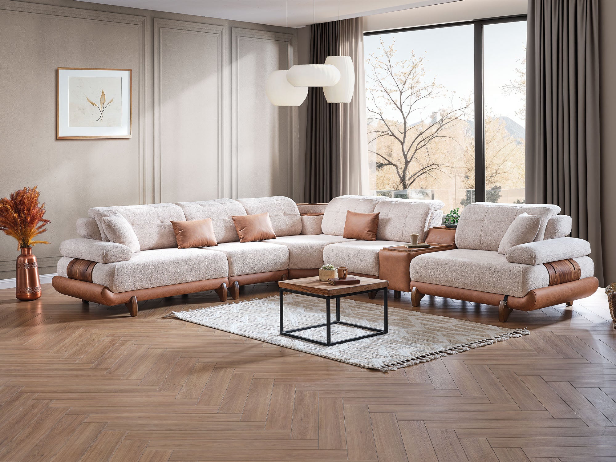 Allegra Modular Extendable Sectional