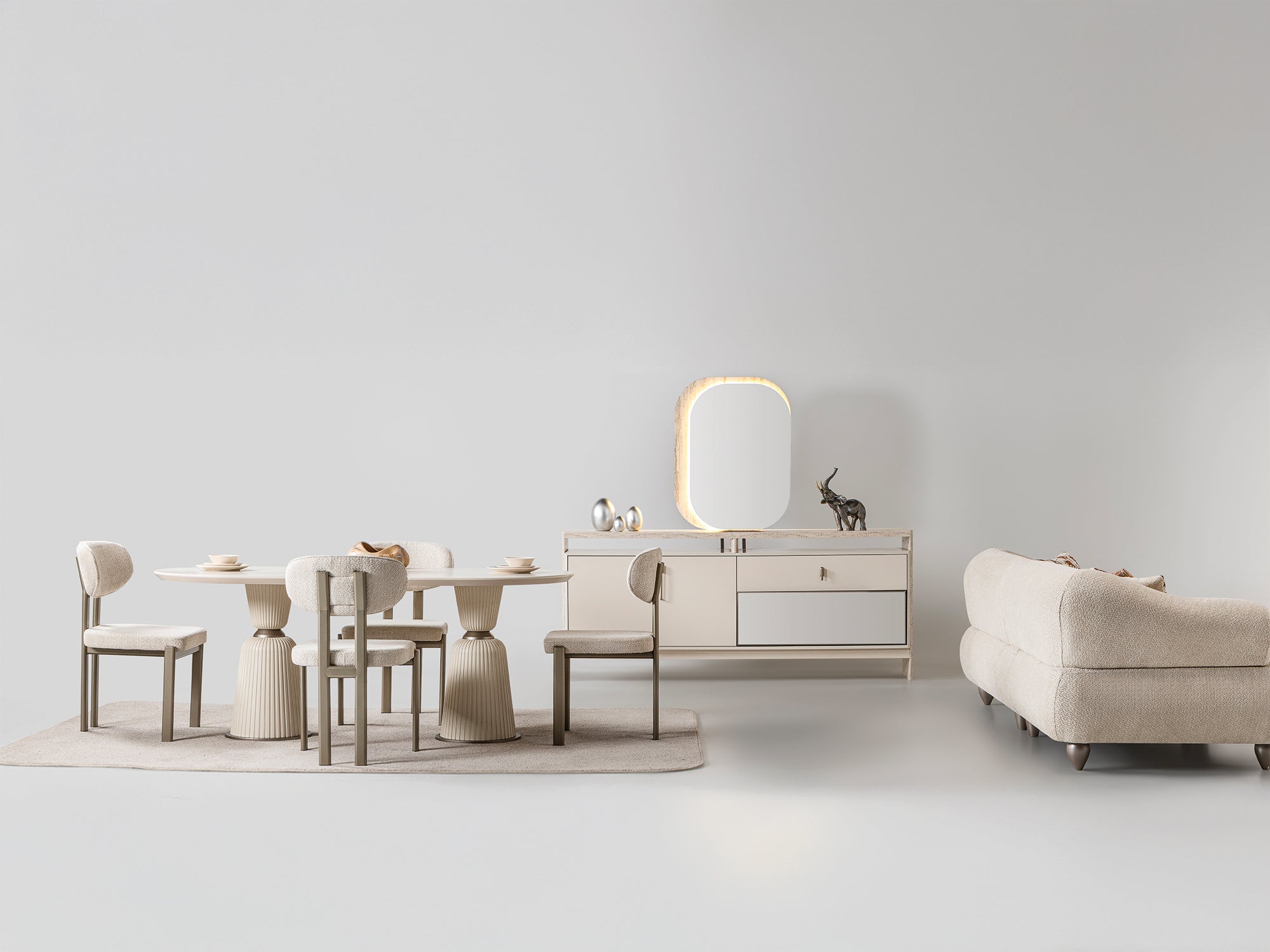 Bern Consol With Mirror