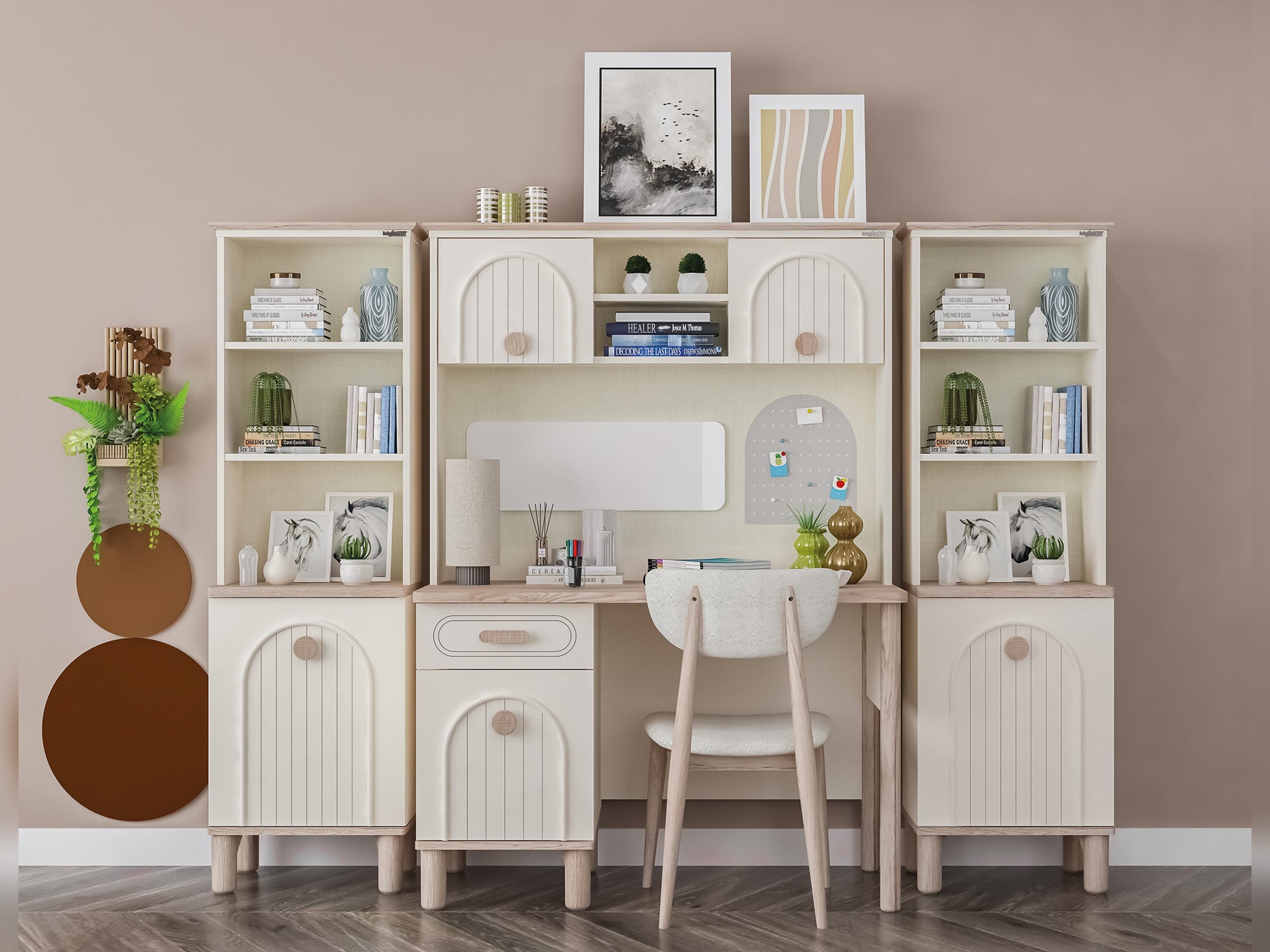 Bohemsoft Study Desk With Top Module