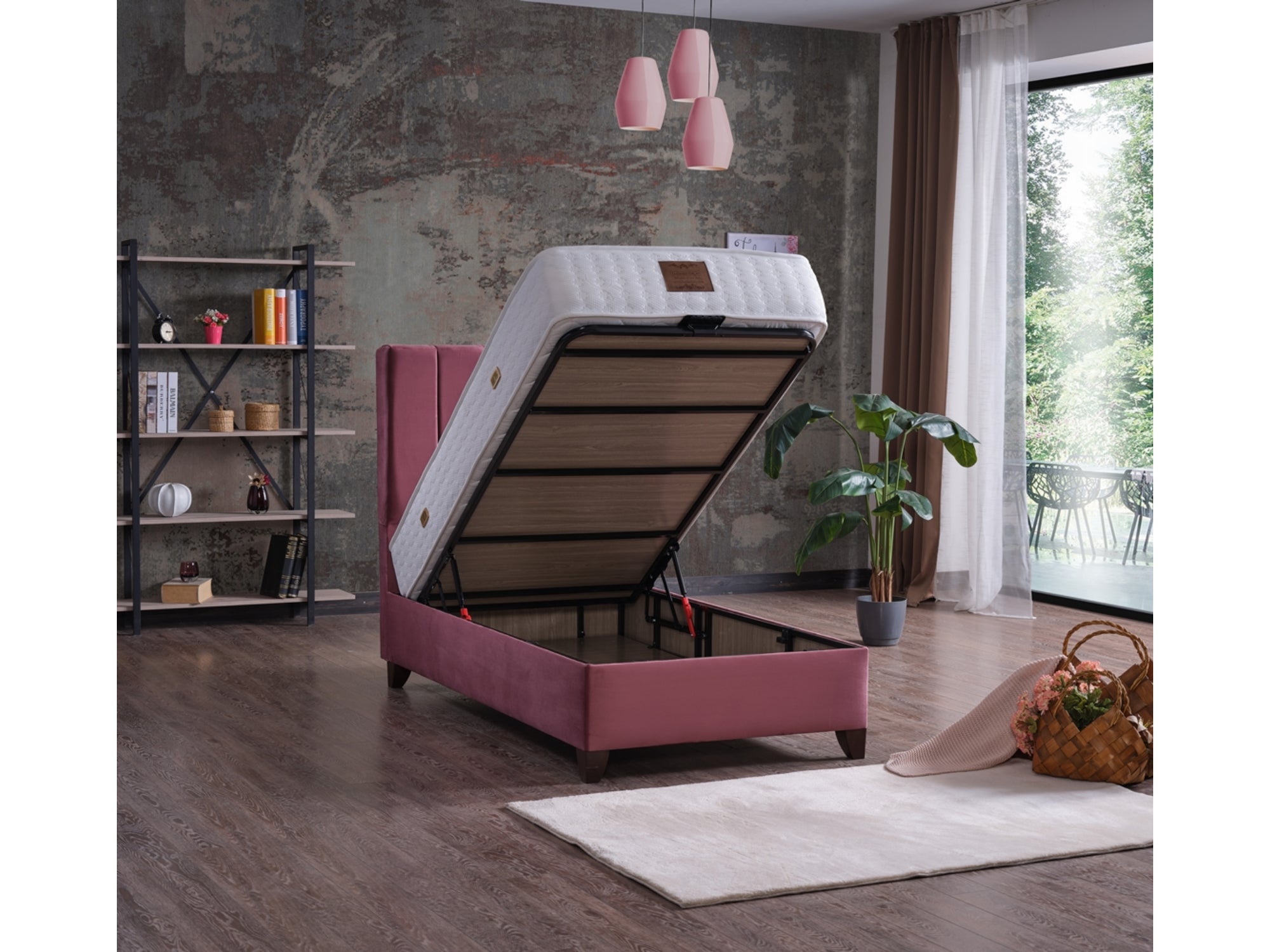 Cordoba Storage Bed With Headboard