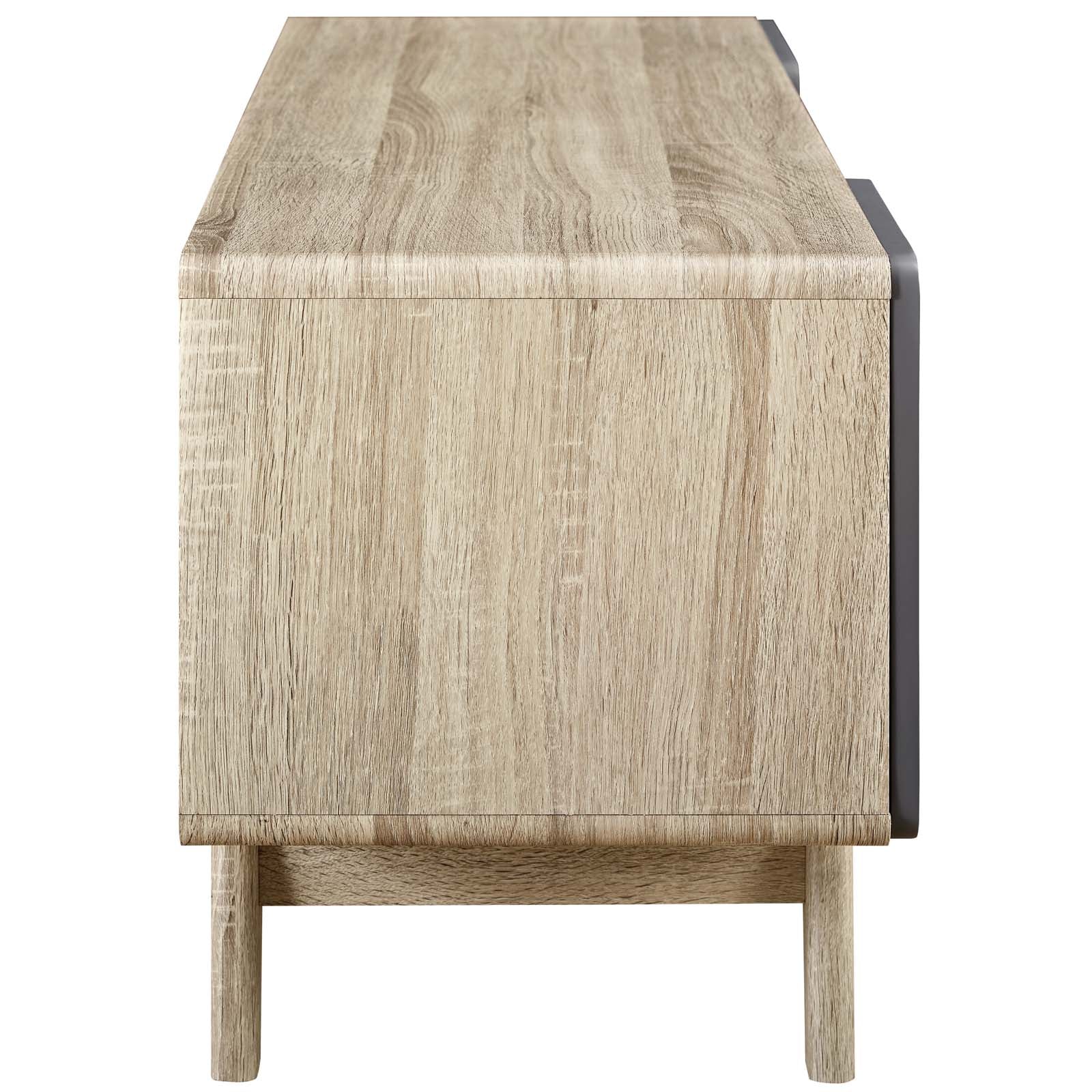 Tread 47" TV Stand in Natural Gray