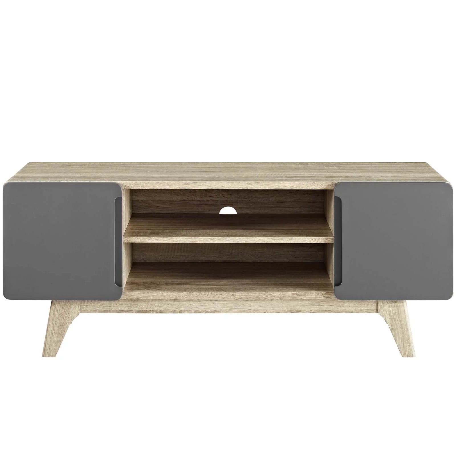 Tread 47" TV Stand in Natural Gray