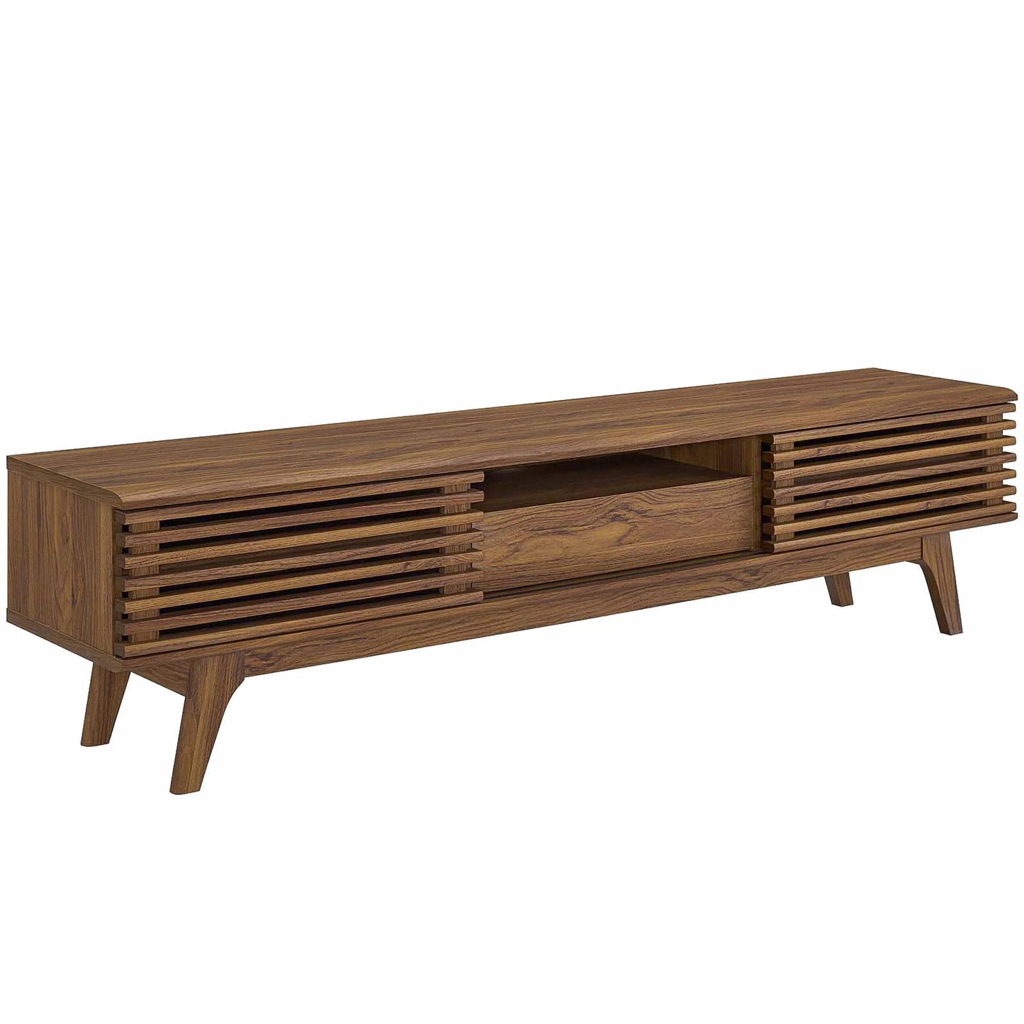 Render 70" TV Stand in Walnut, Oak, Charcoal