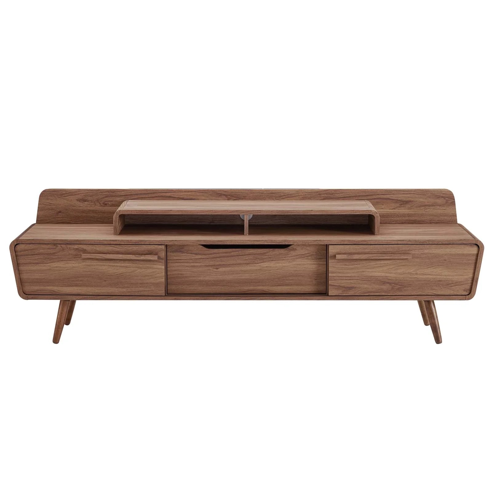 Omnistand 74" TV Stand in Walnut