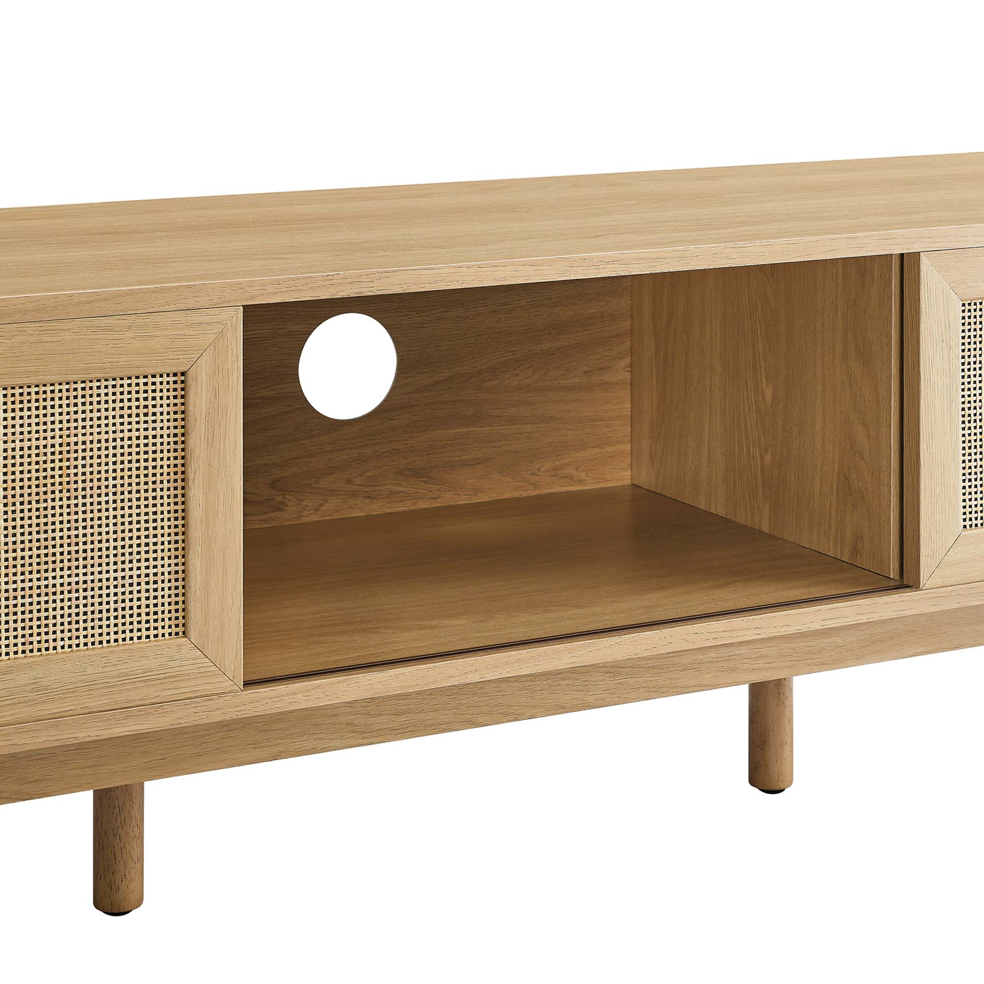 Soma 60 TV Stand in Walnut, Oak