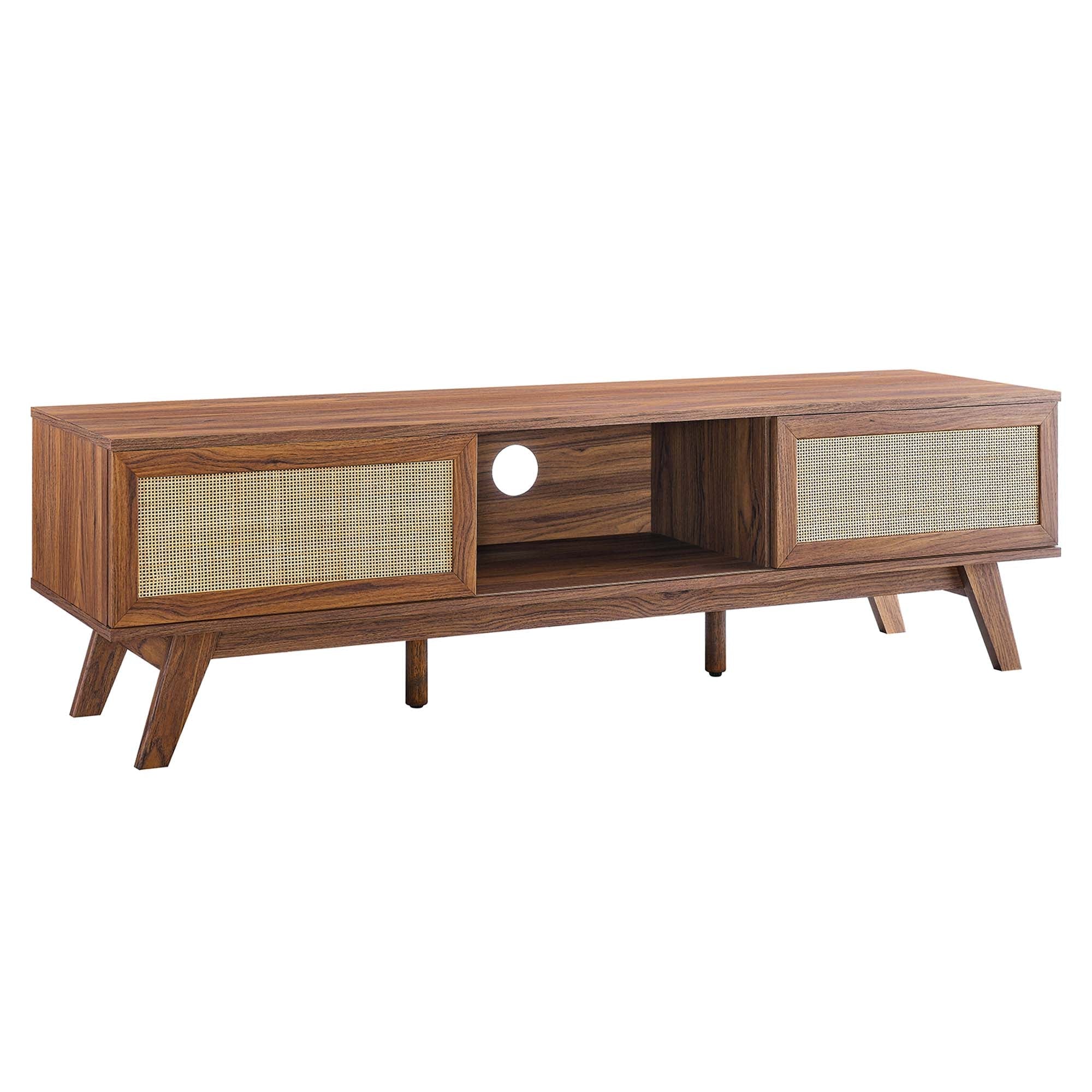 Soma 60 TV Stand in Walnut, Oak