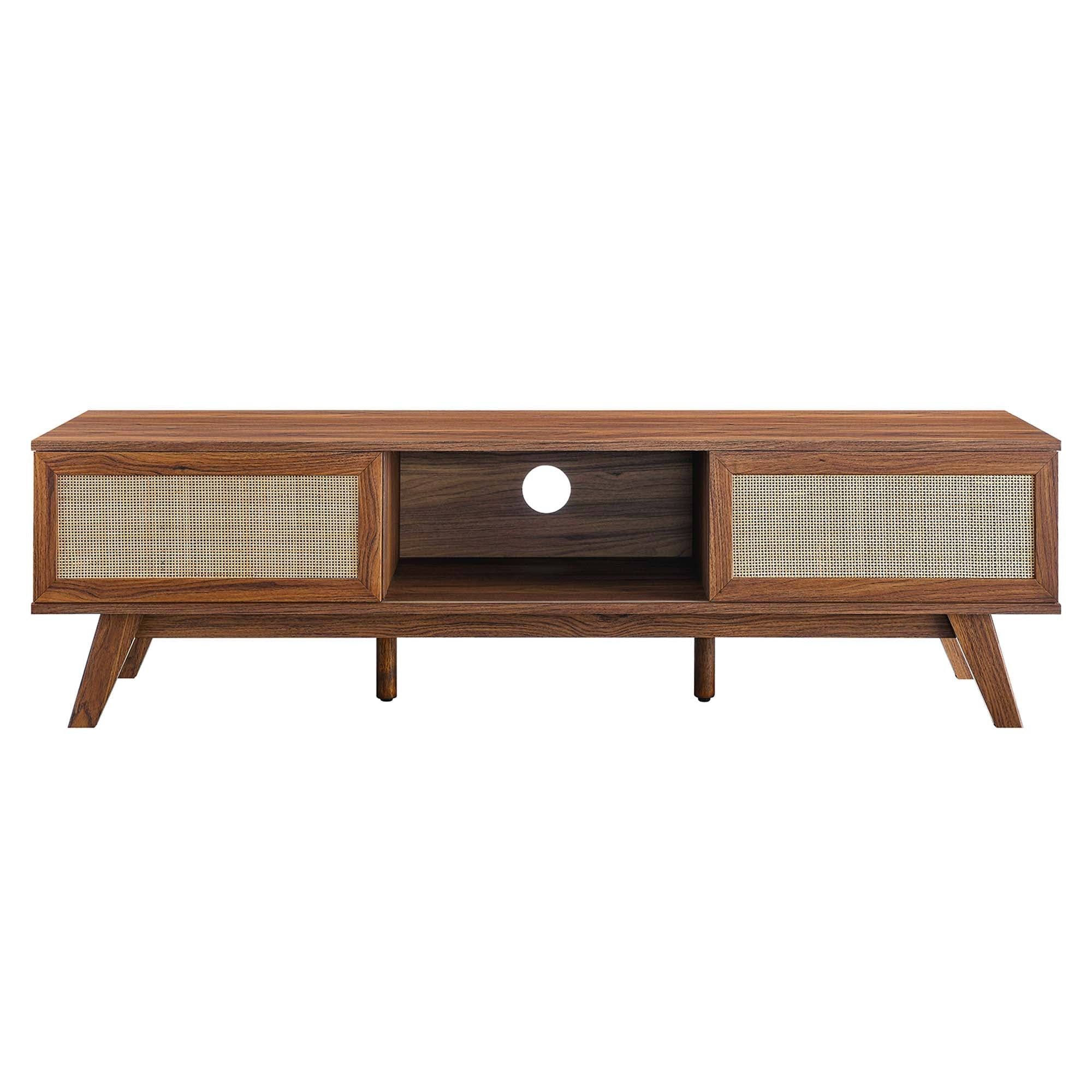 Soma 60 TV Stand in Walnut, Oak