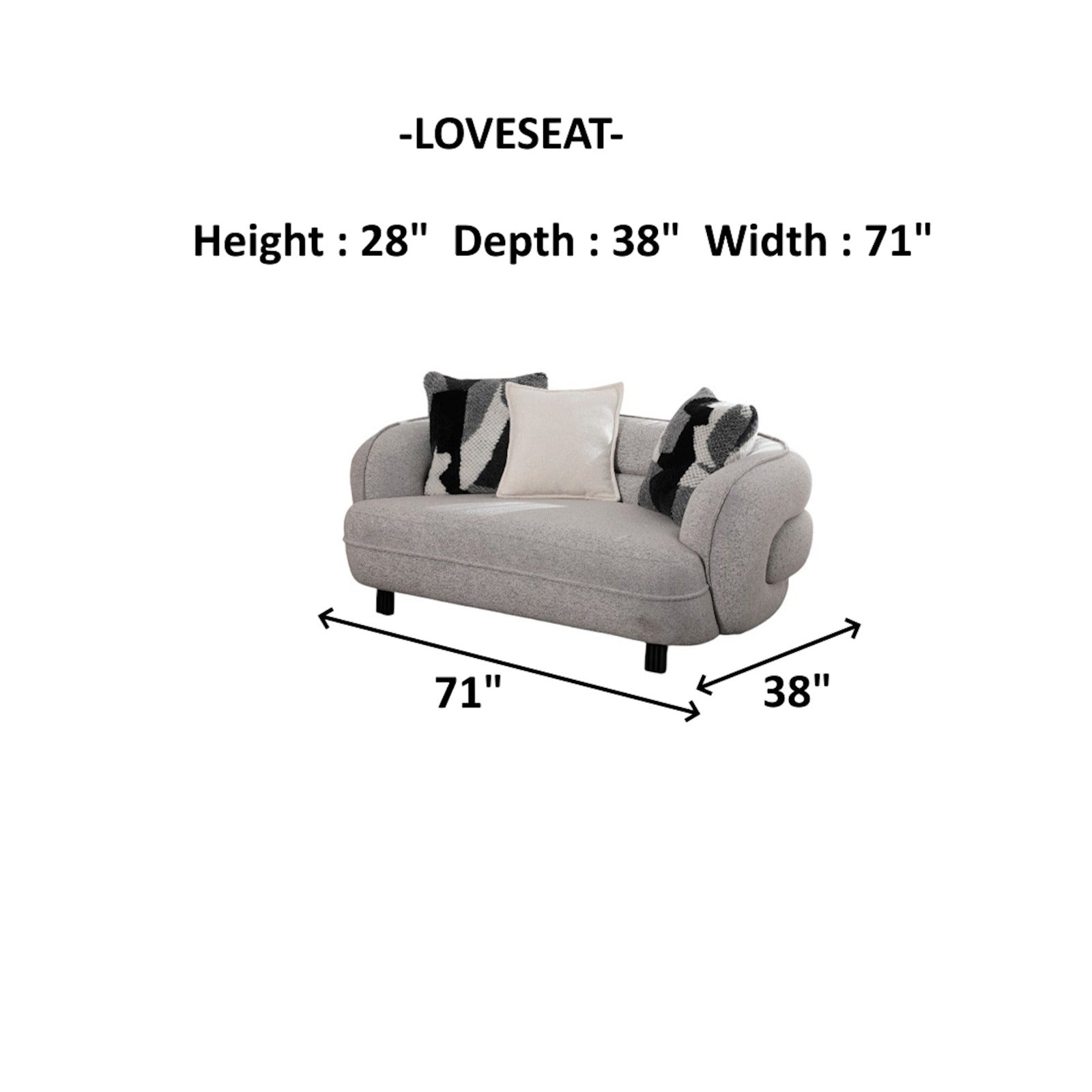 Marsilya Loveseat