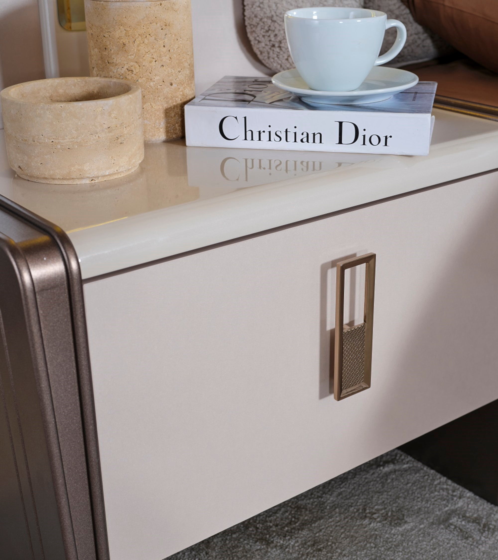 Nirvana Nightstand With Back