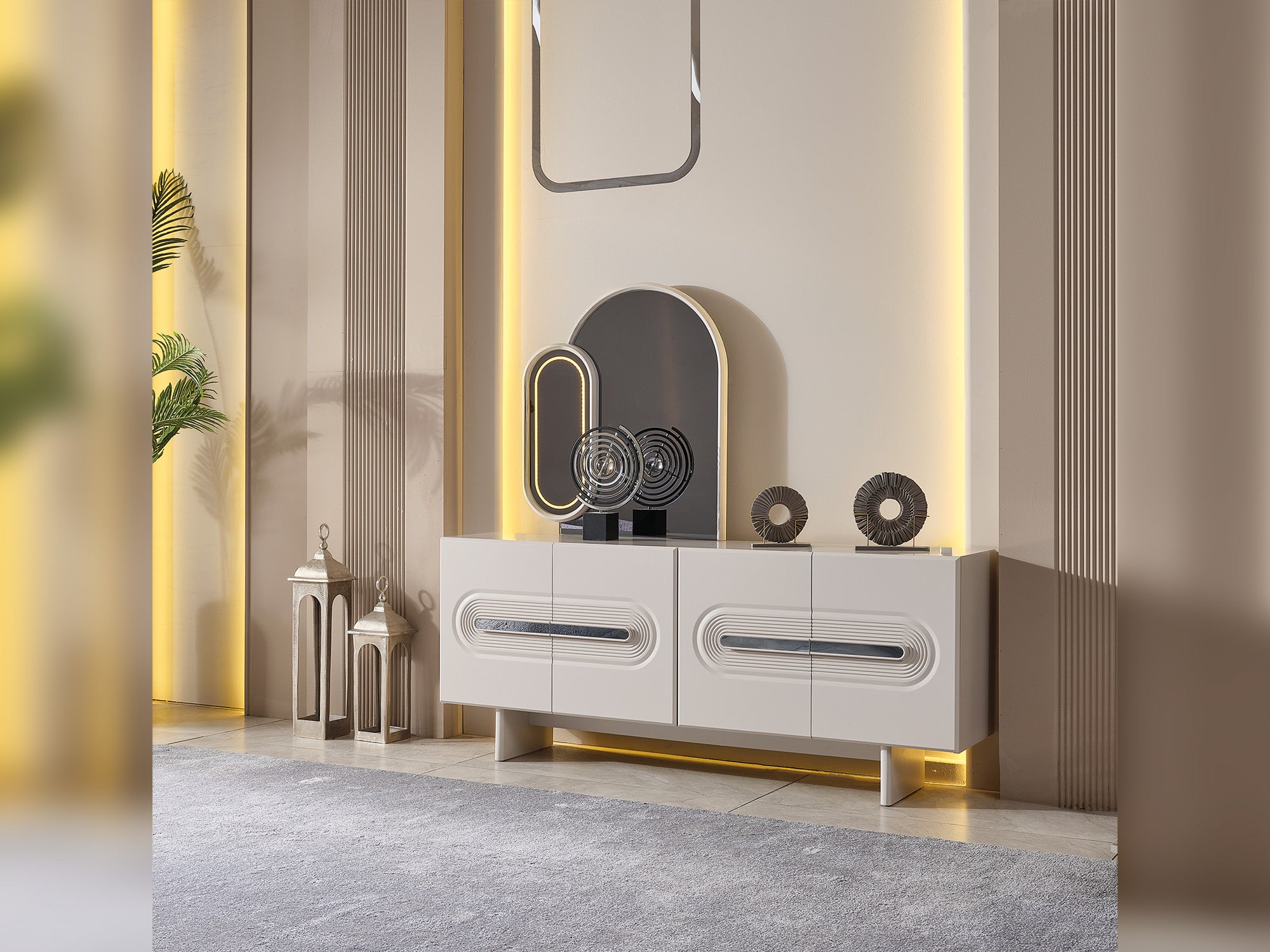 Parma Consol With Mirror