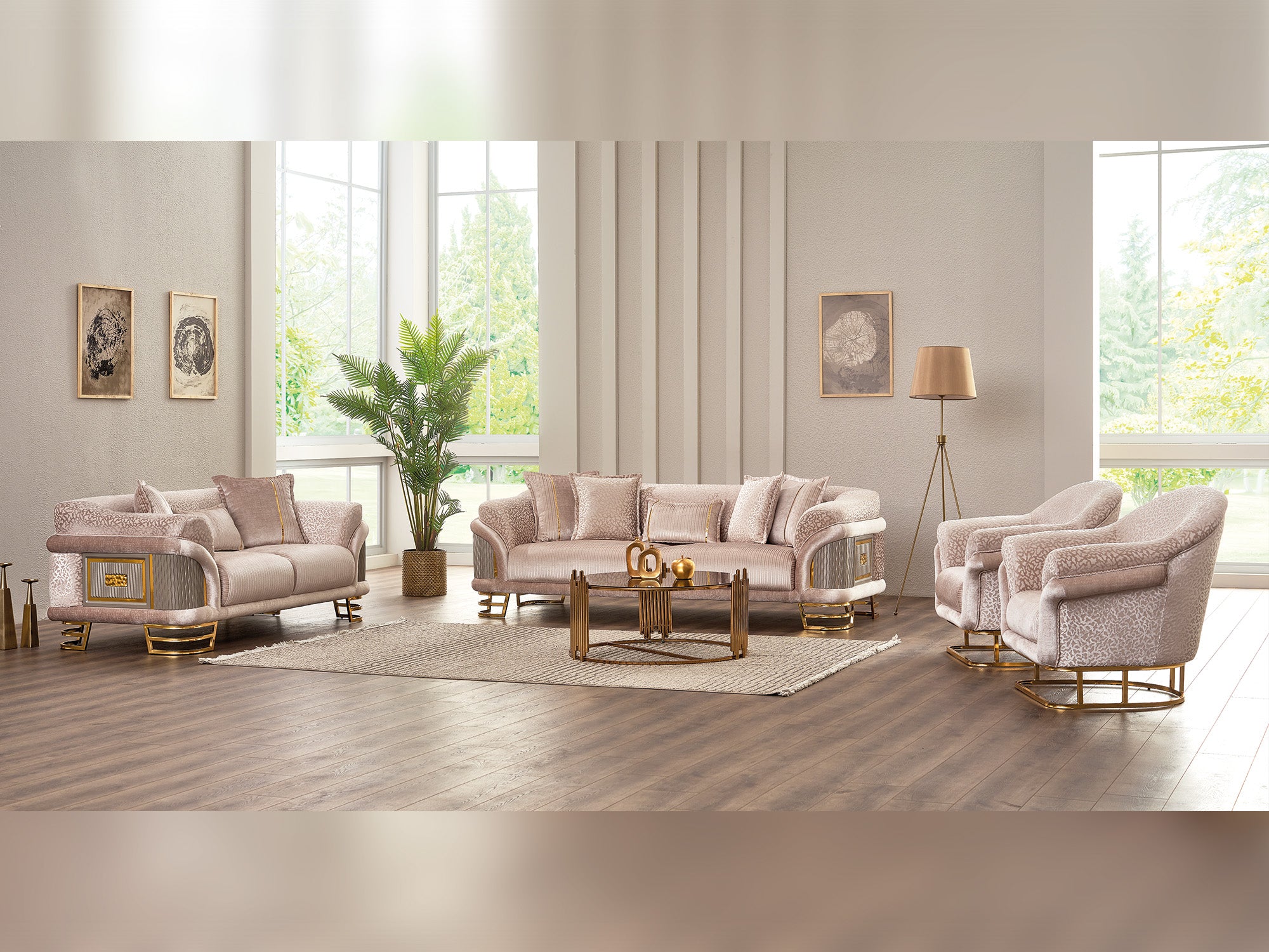 Versace Livingroom Set