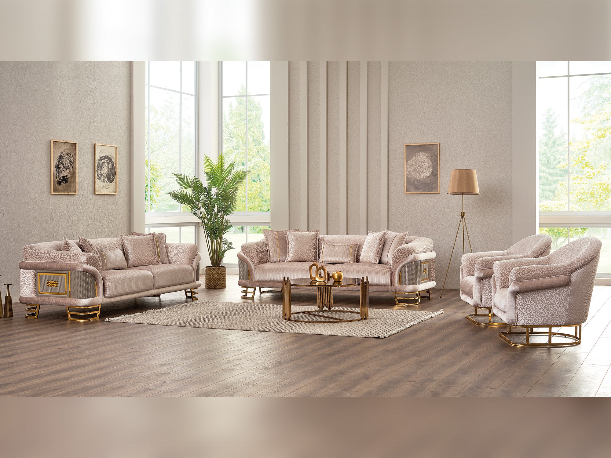 Versace Livingroom Set