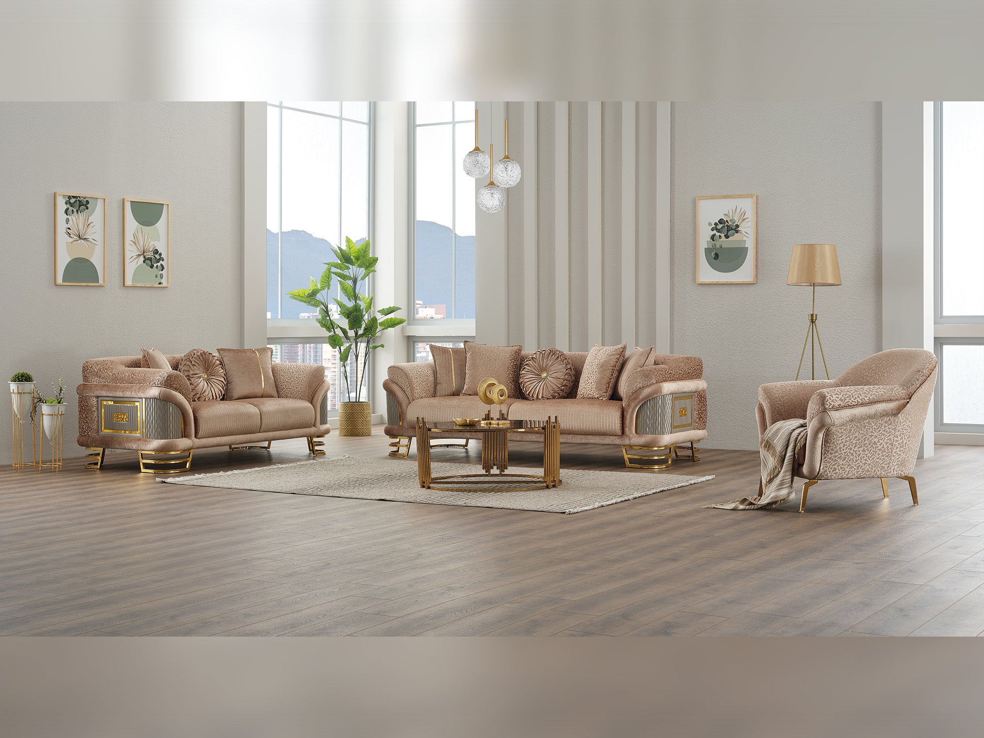 Versace Livingroom Set