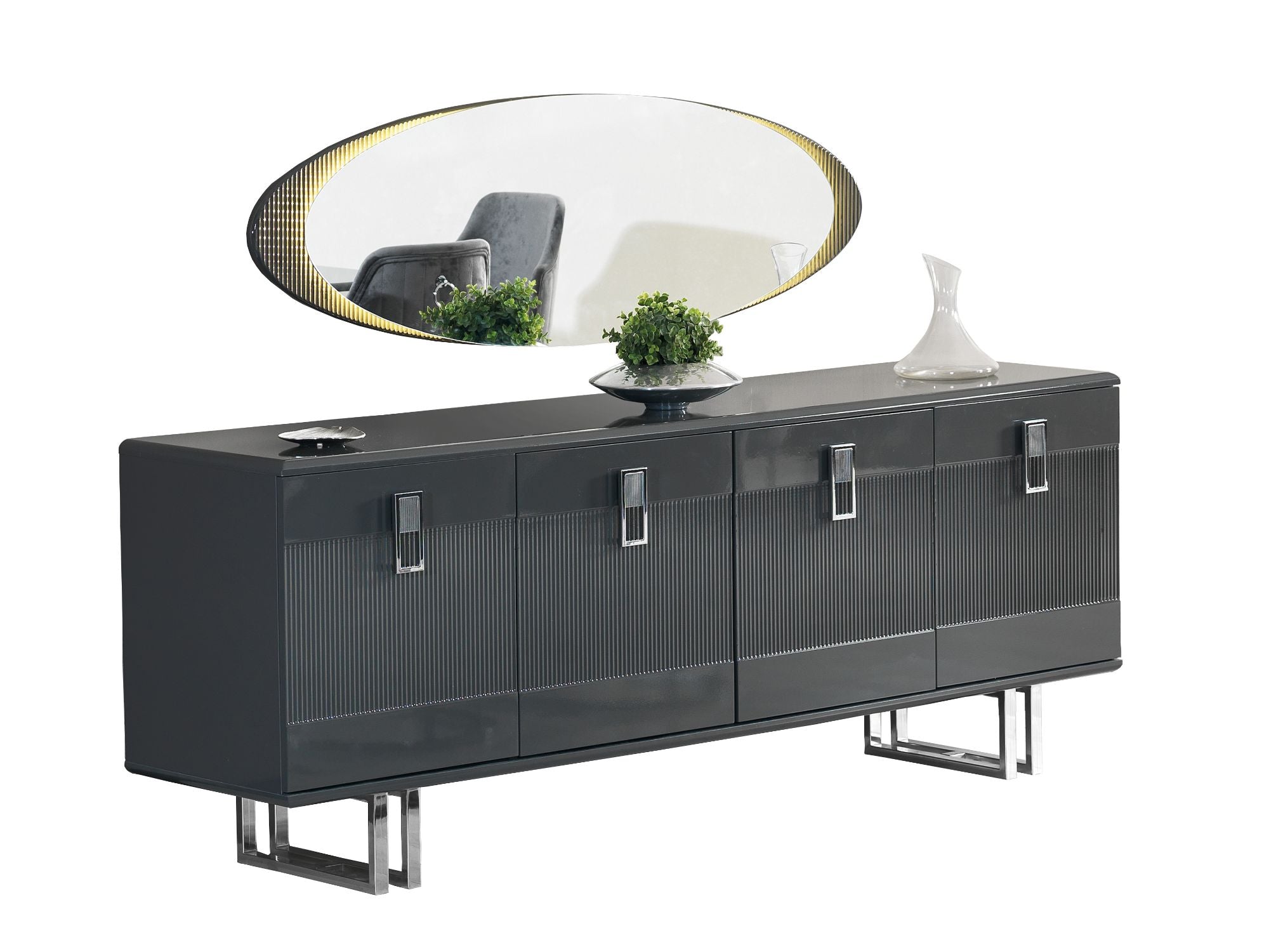 Elips Diningroom Consol With Mirror