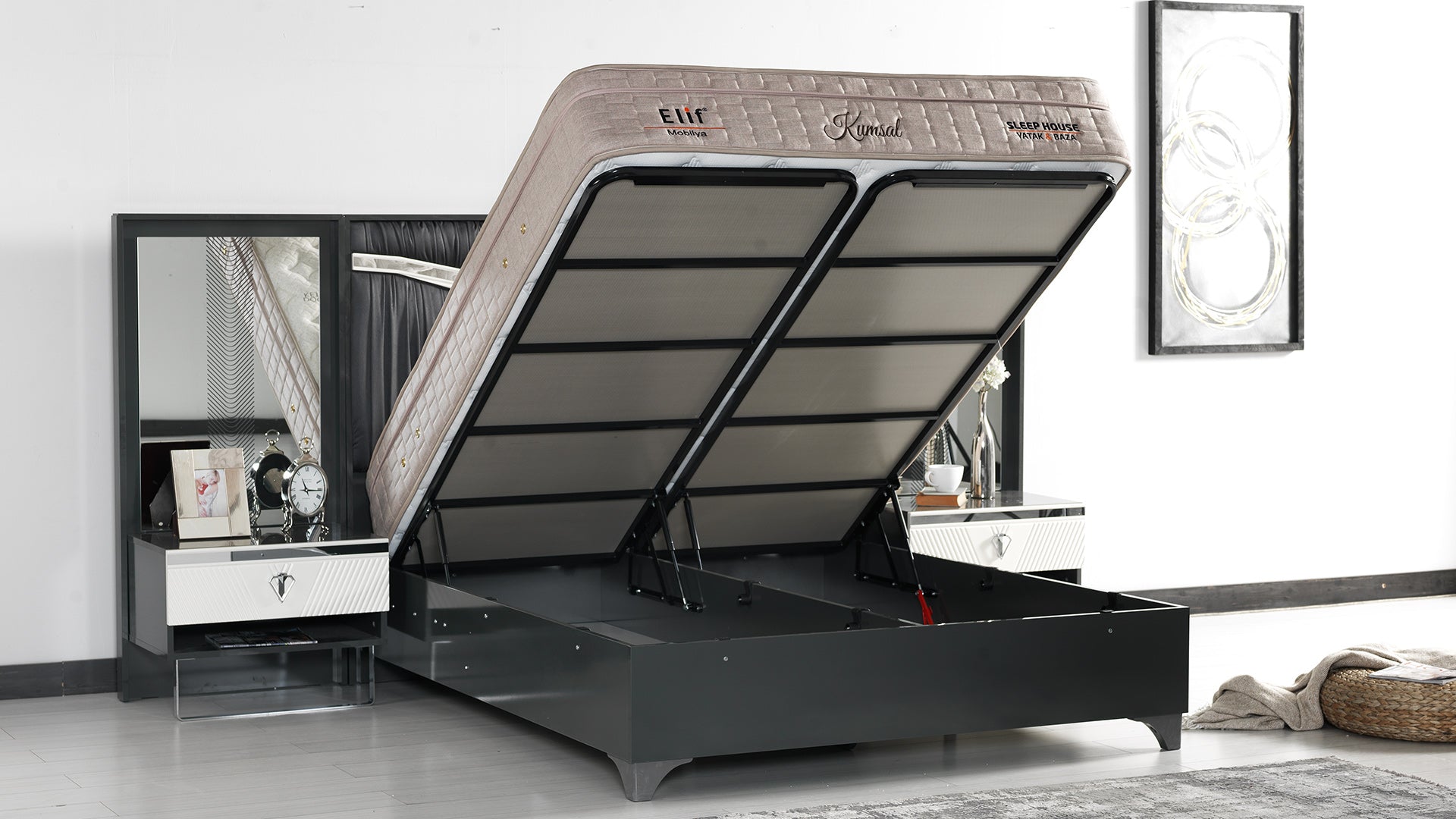 Tokyo Storage Bed With Headboard